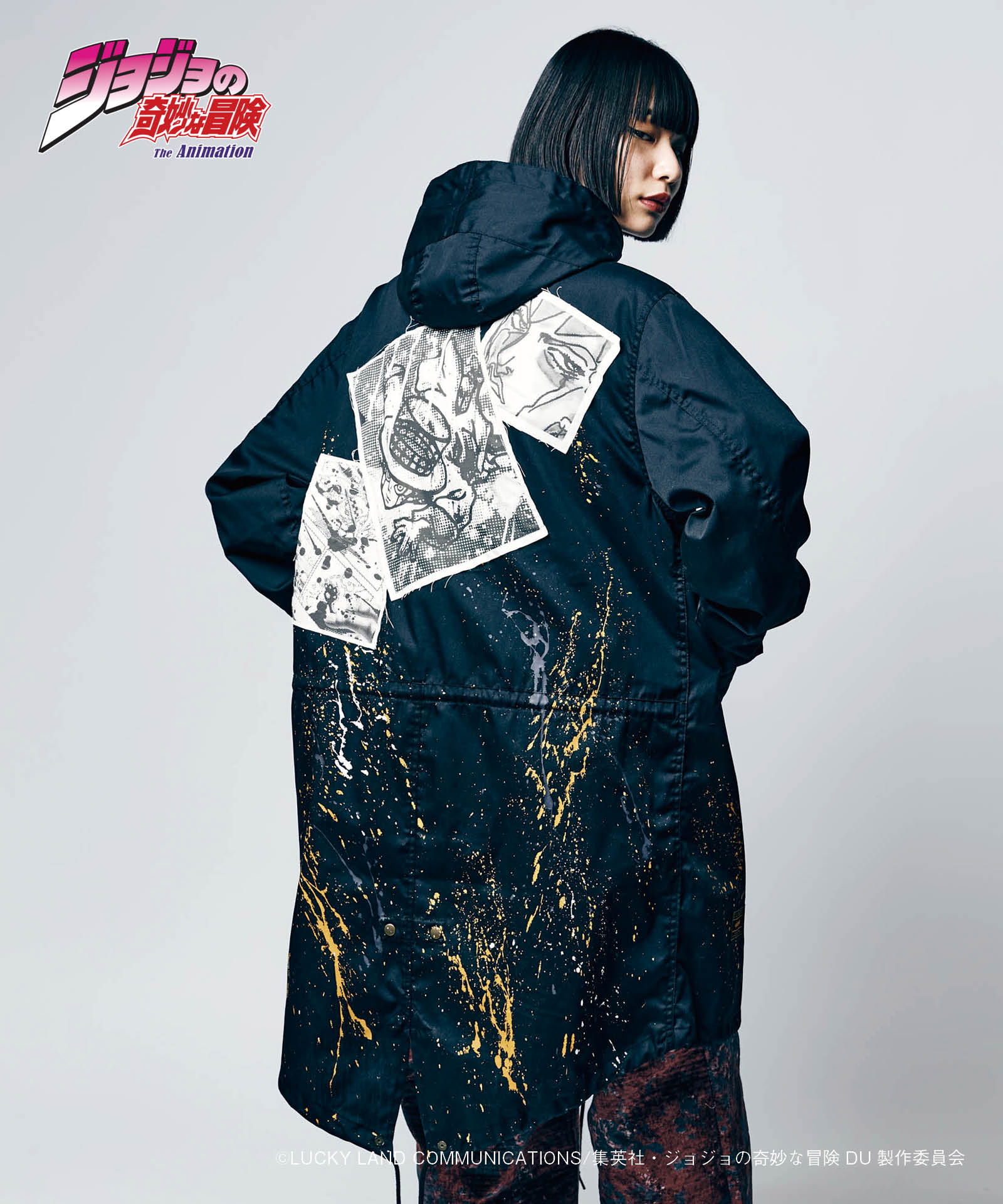 H:170 / B:77 / W:56 / H:81 着用サイズ:L