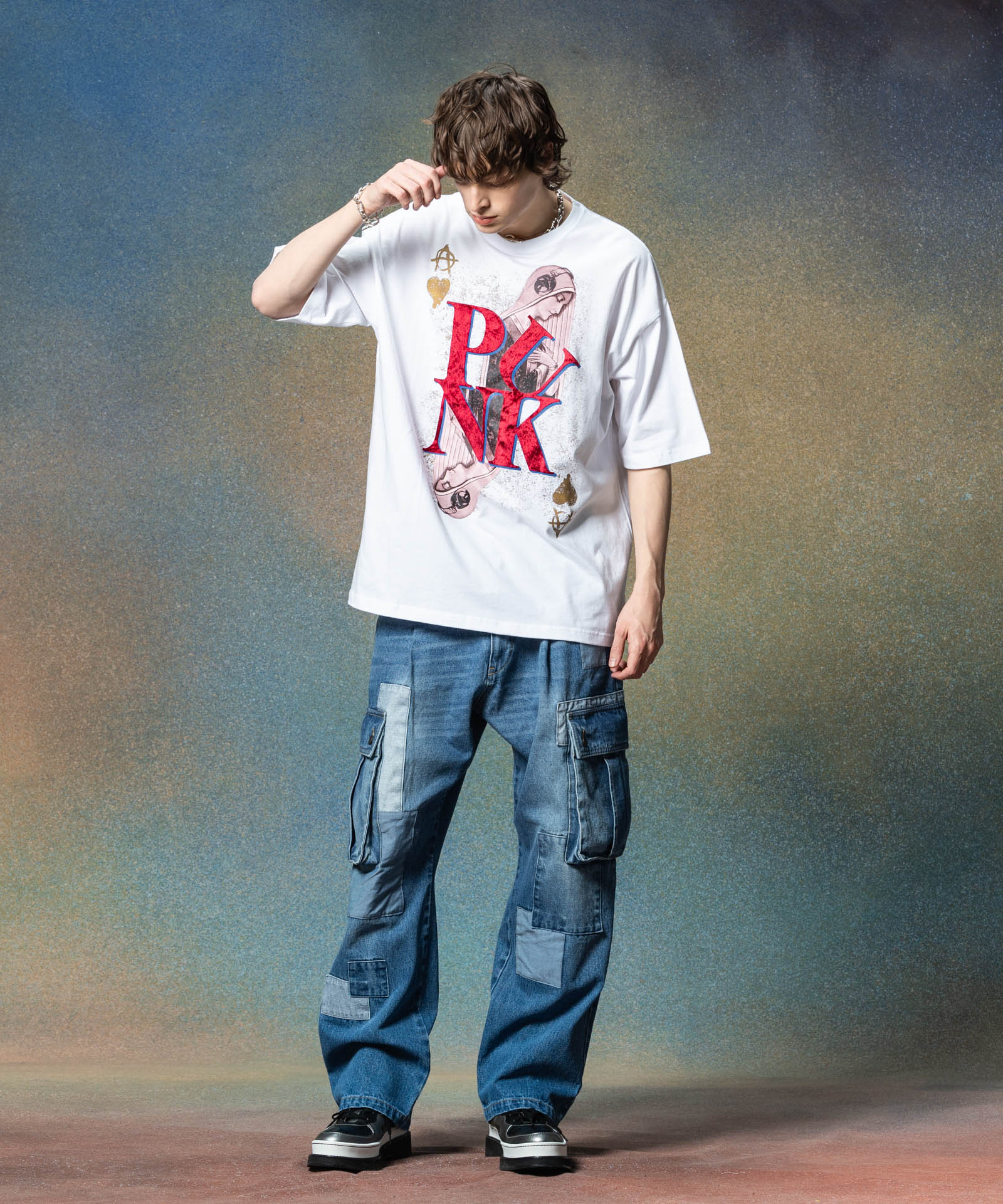 H:186 / C:89 / W:71 / H:92 着用サイズ:L