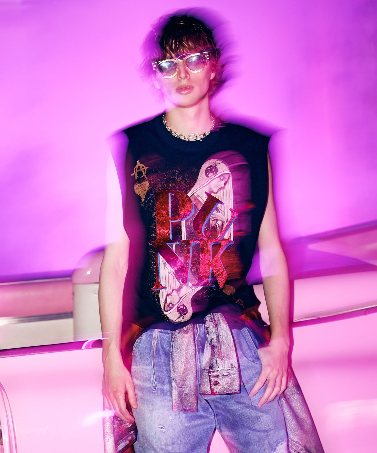 H:186 / C:89 / W:71 / H:92 着用サイズ:L