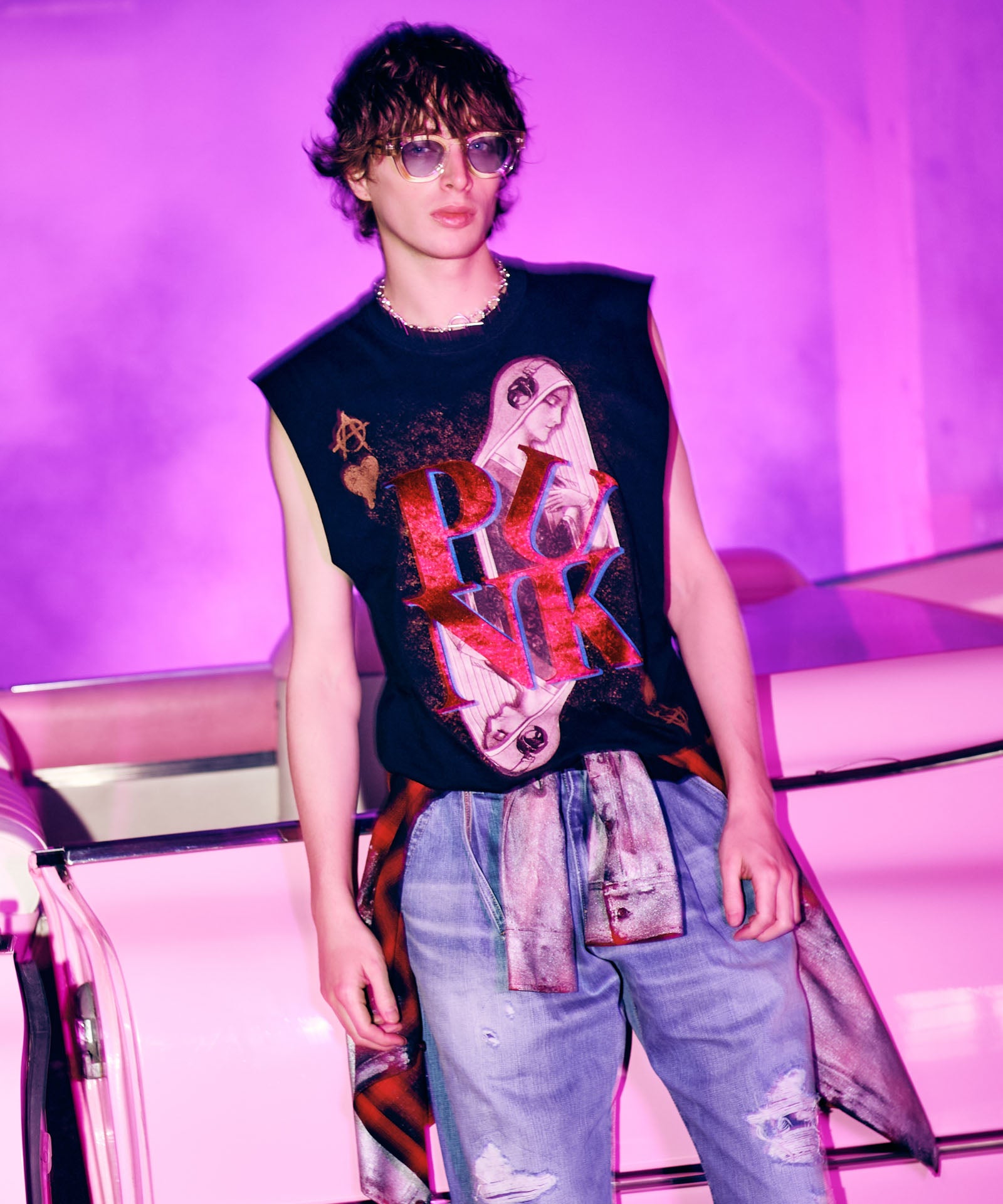 H:186 / C:89 / W:71 / H:92 着用サイズ:L