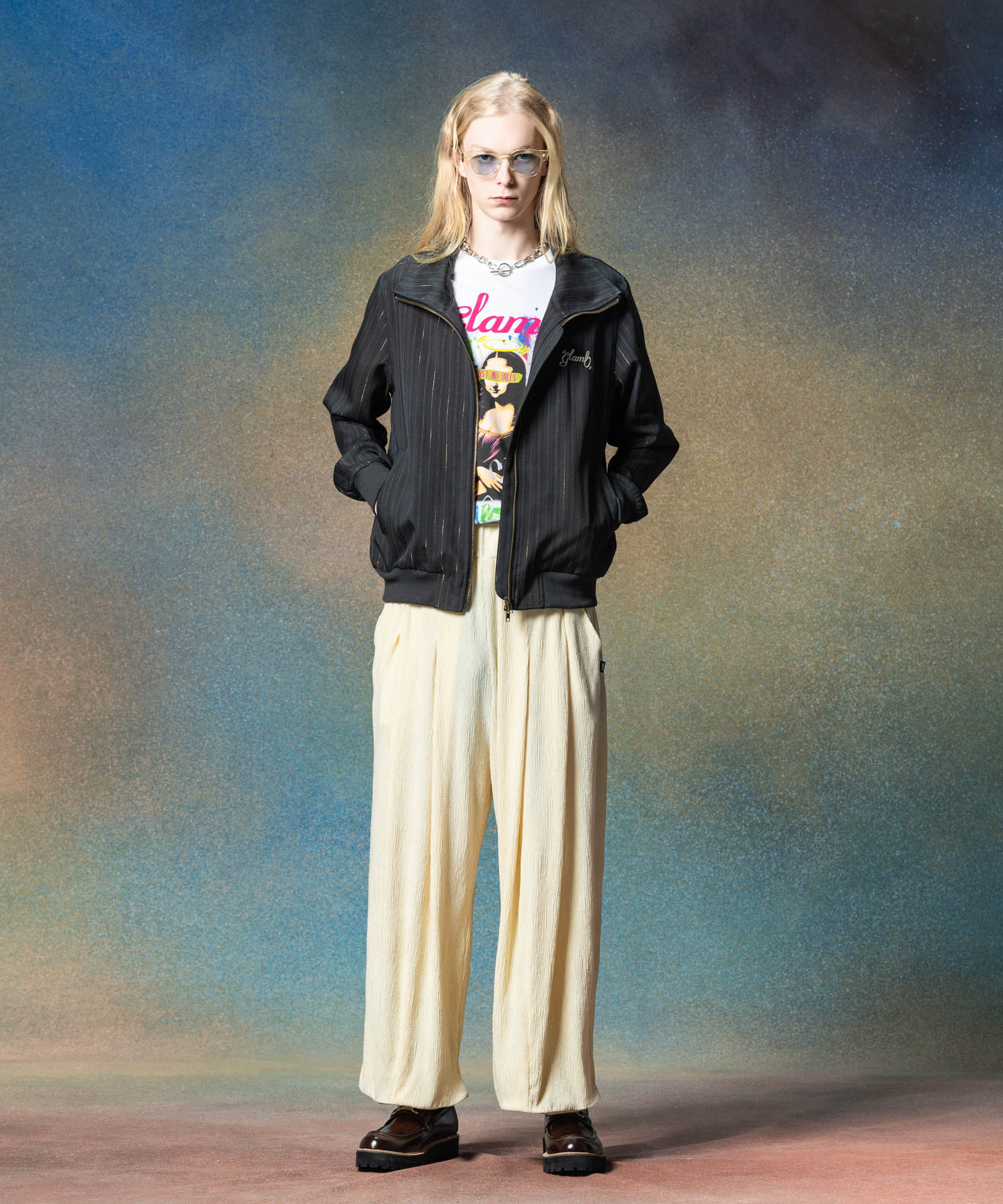 H:185 / C:78 / W:64 / H:88 着用サイズ:L