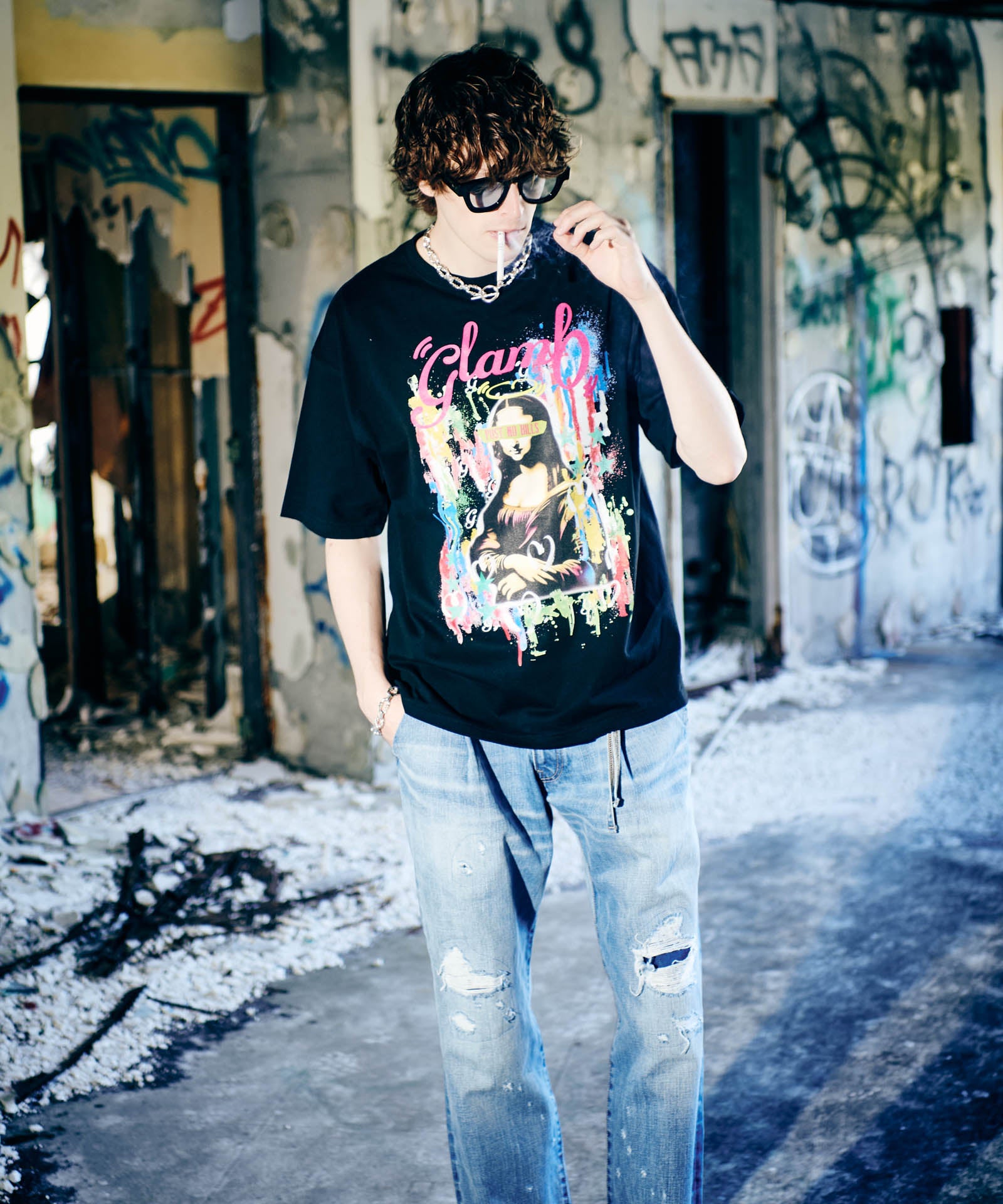 H:186 / C:89 / W:71 / H:92 着用サイズ:M