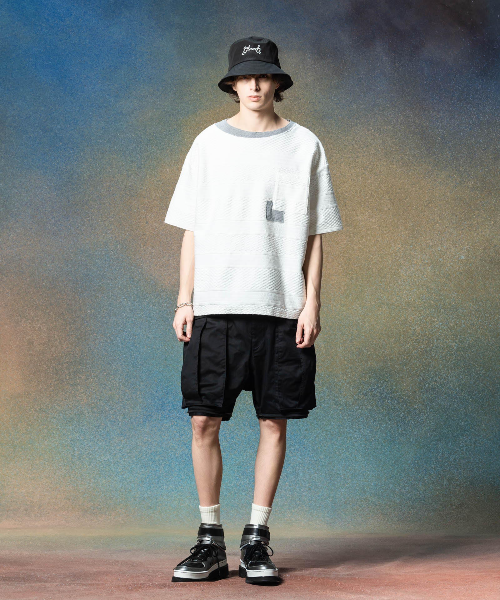 H:186 / C:89 / W:71 / H:92 着用サイズ:M