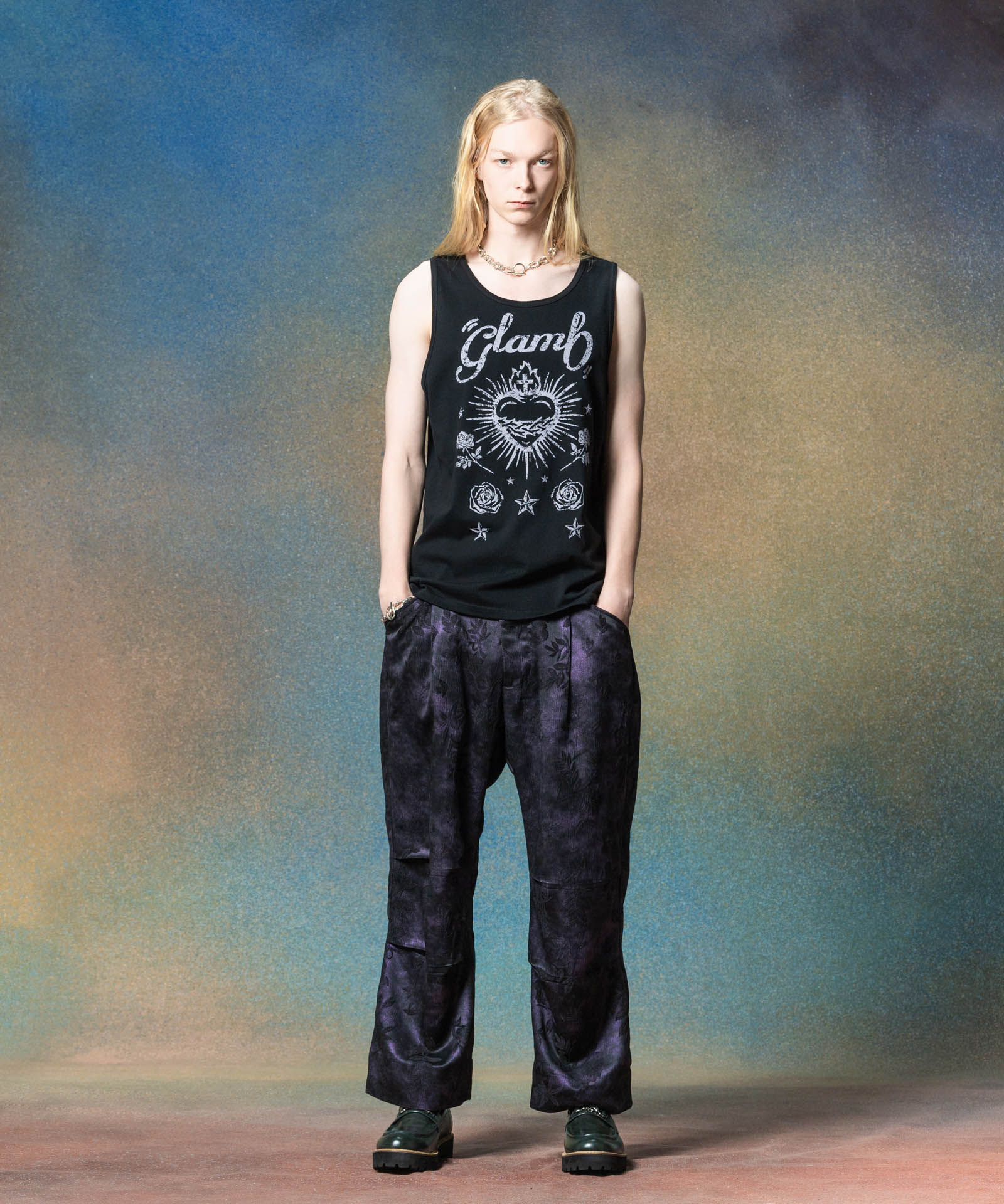 H:185 / C:78 / W:64 / H:88 着用サイズ:M