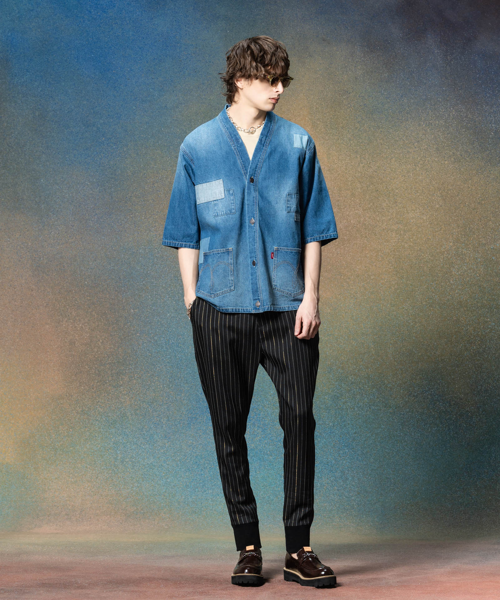 H:186 / C:89 / W:71 / H:92 着用サイズ:L