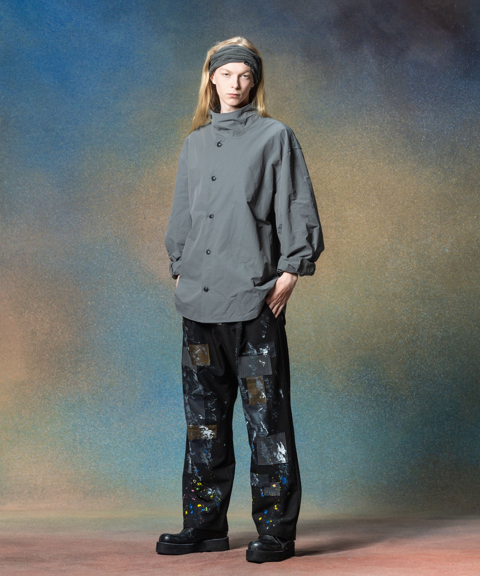 H:185 / C:78 / W:64 / H:88 着用サイズ:M