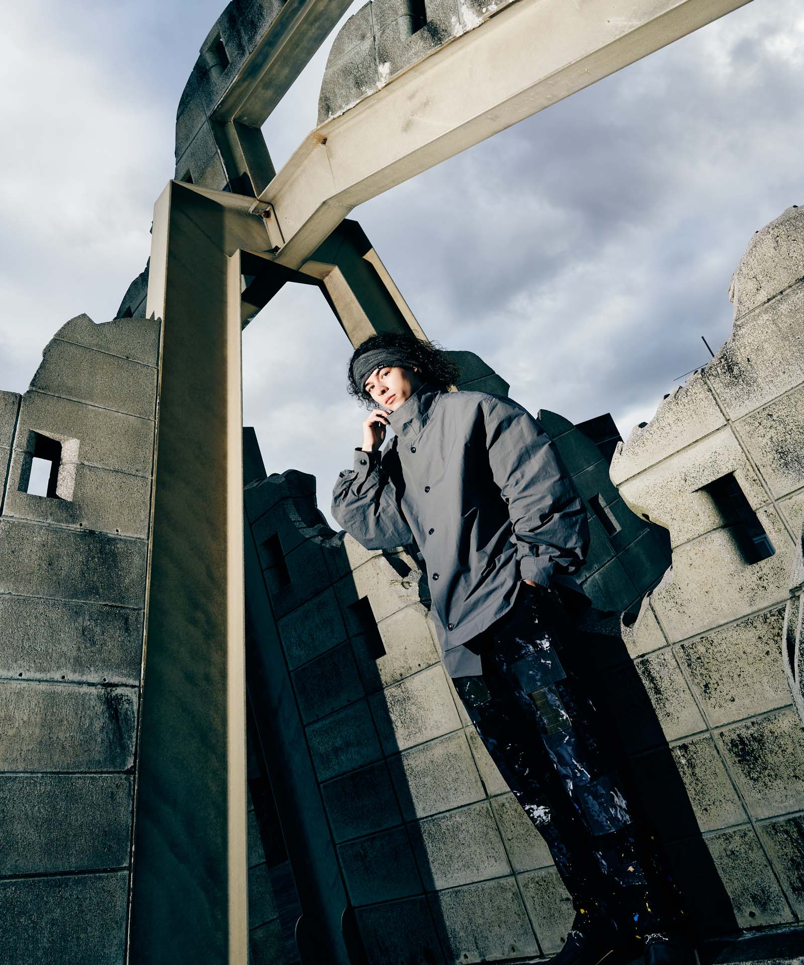 H:175 / C:83 / W:66 / H:87 着用サイズ:M