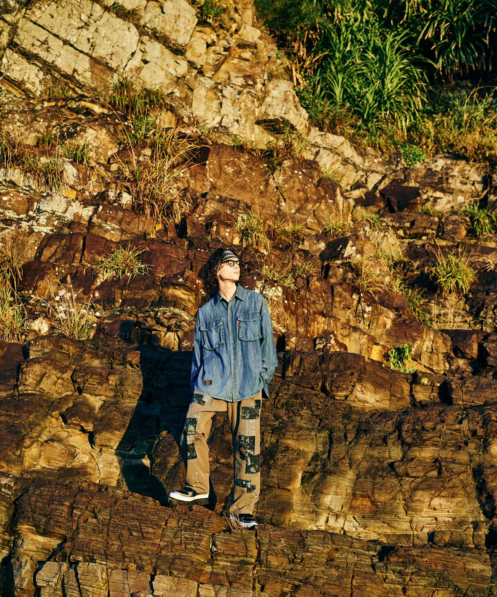 H:175 / C:83 / W:66 / H:87 着用サイズ:L