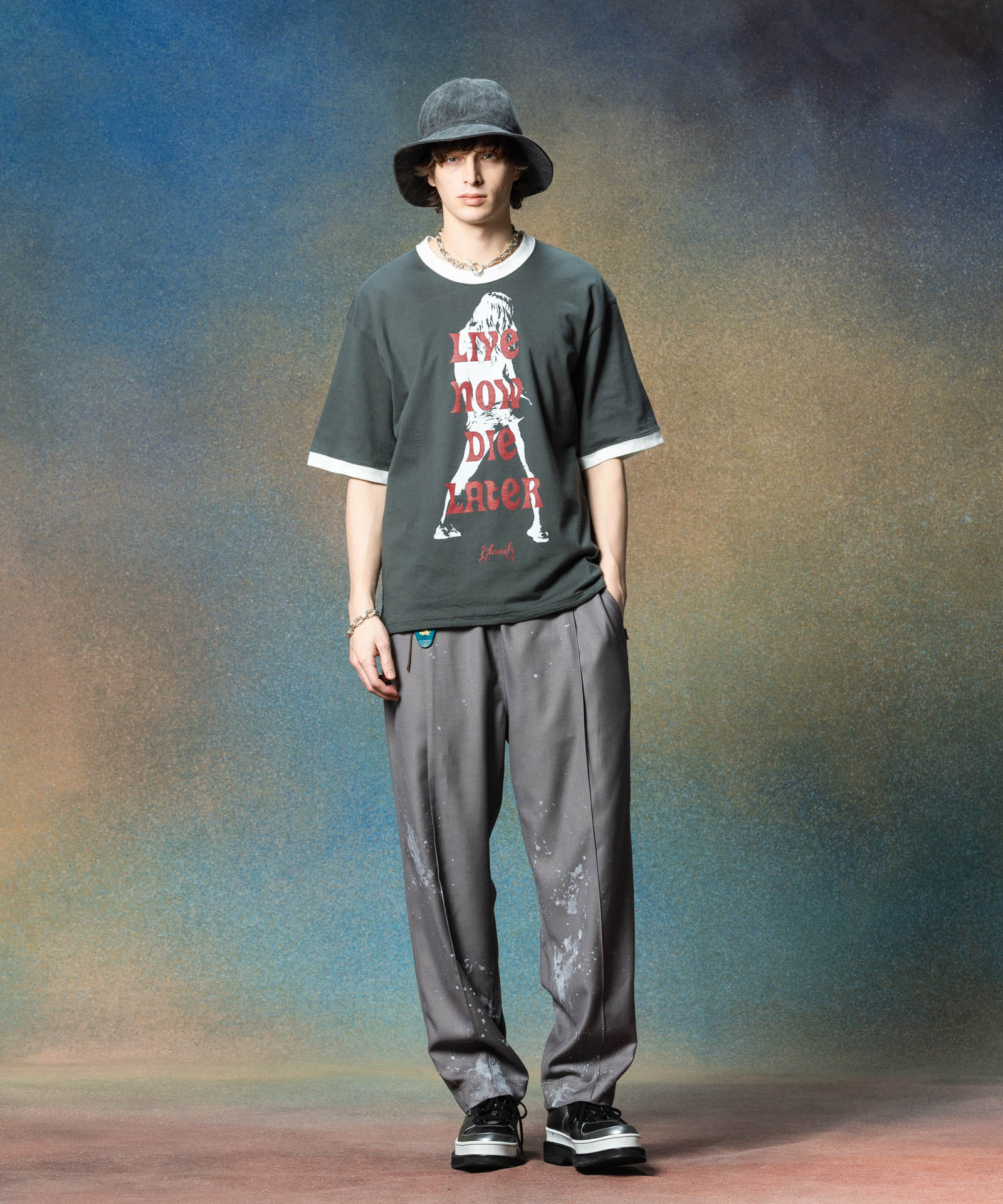 H:186 / C:89 / W:71 / H:92 着用サイズ:L