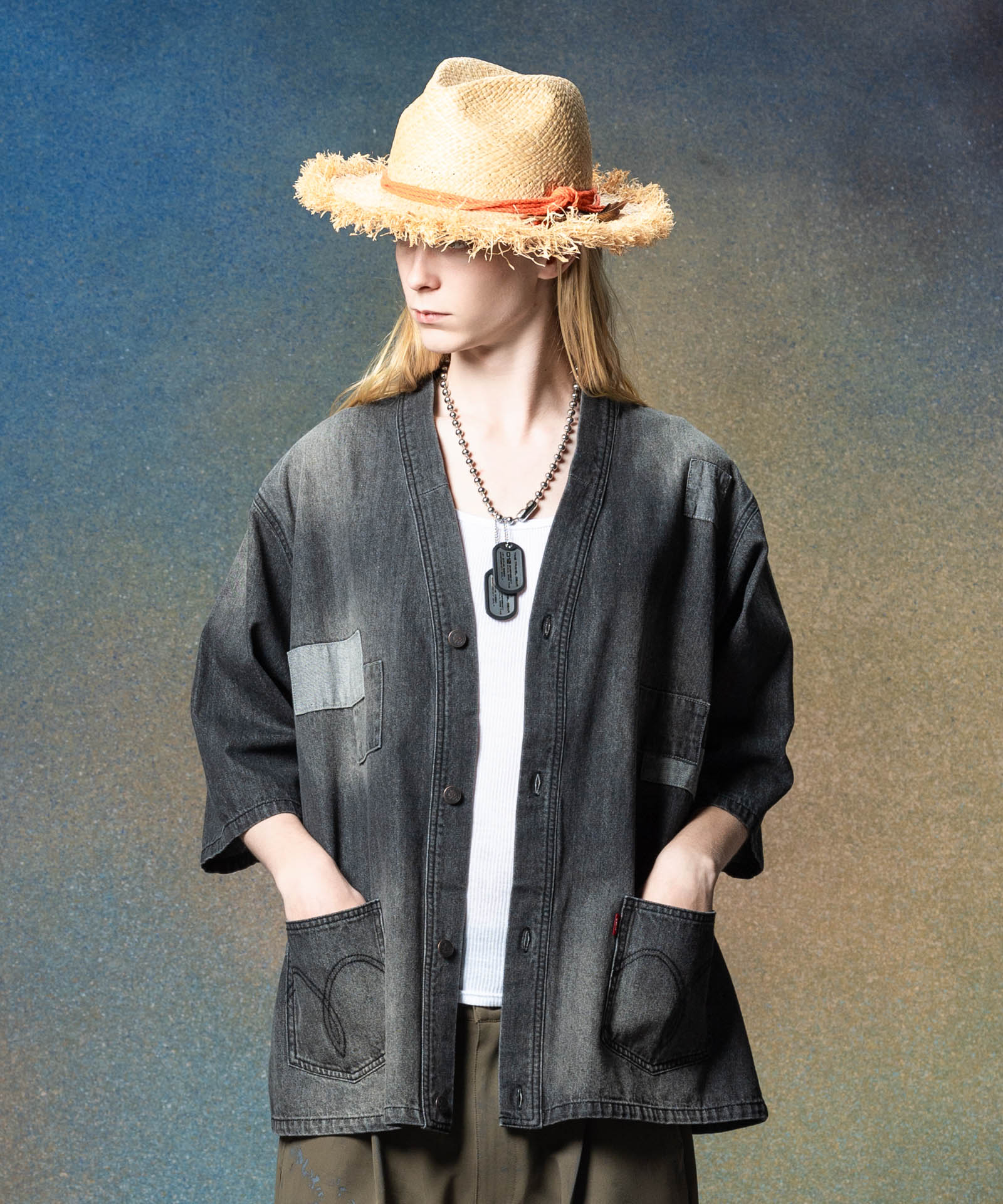 H:185 / C:78 / W:64 / H:88 着用サイズ:L