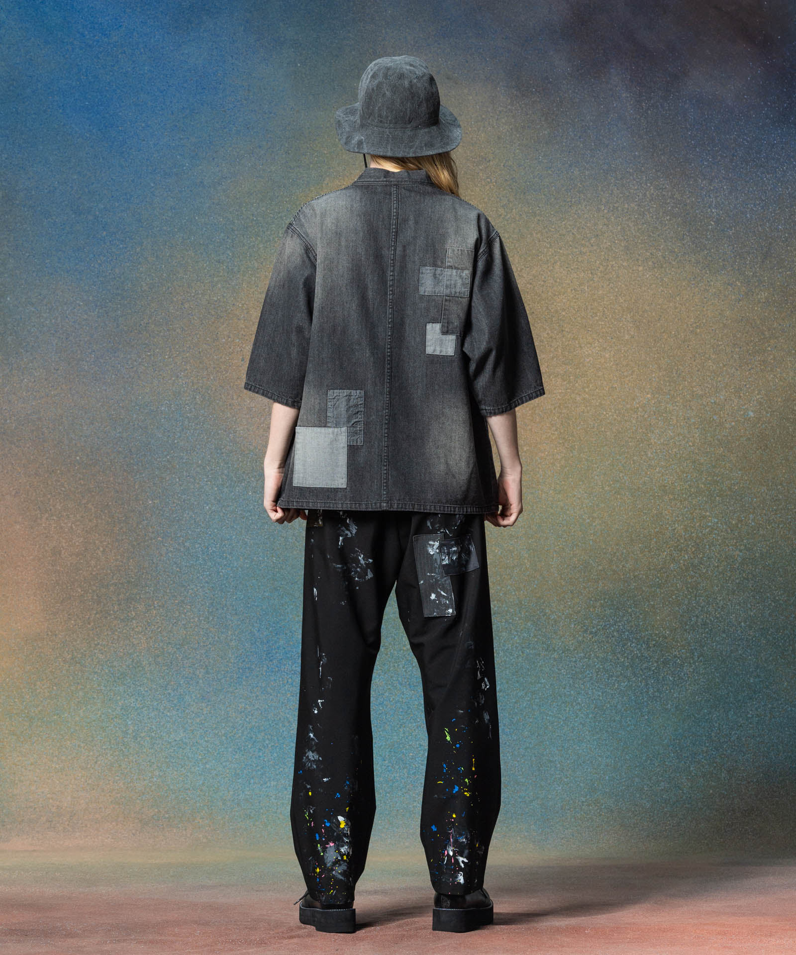 H:185 / C:78 / W:64 / H:88 着用サイズ:L