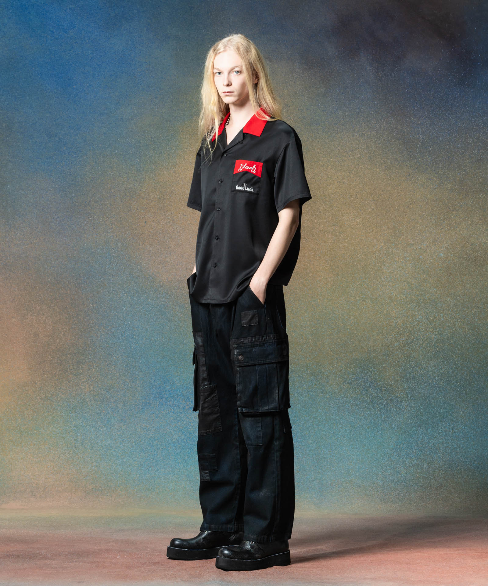 H:185 / C:78 / W:64 / H:88 着用サイズ:M