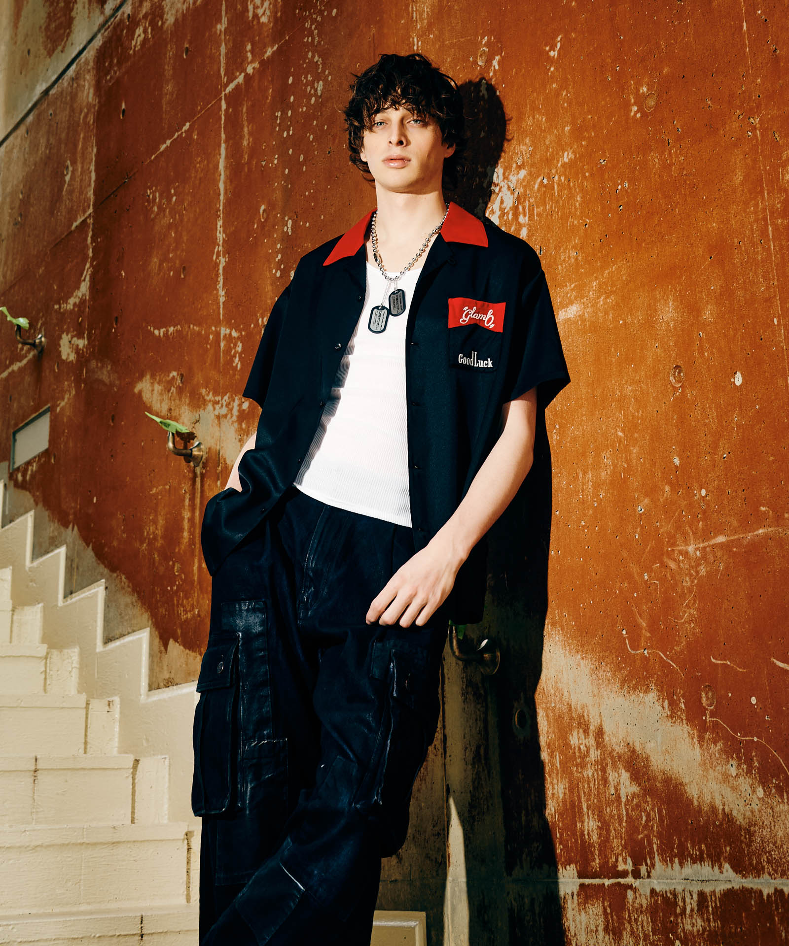 H:186 / C:89 / W:71 / H:92 着用サイズ:M