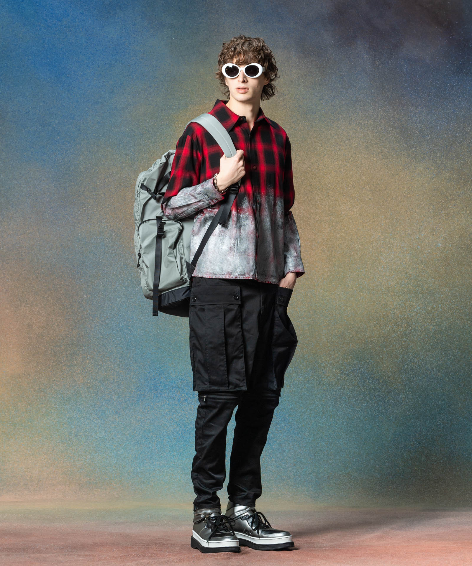 H:186 / C:89 / W:71 / H:92 着用サイズ:M