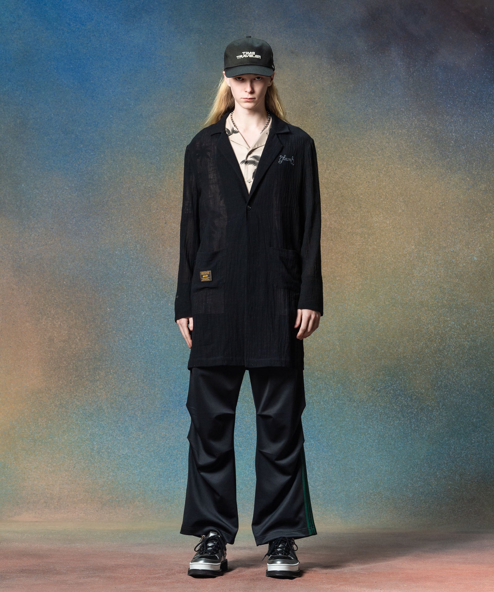 H:185 / C:78 / W:64 / H:88 着用サイズ:L