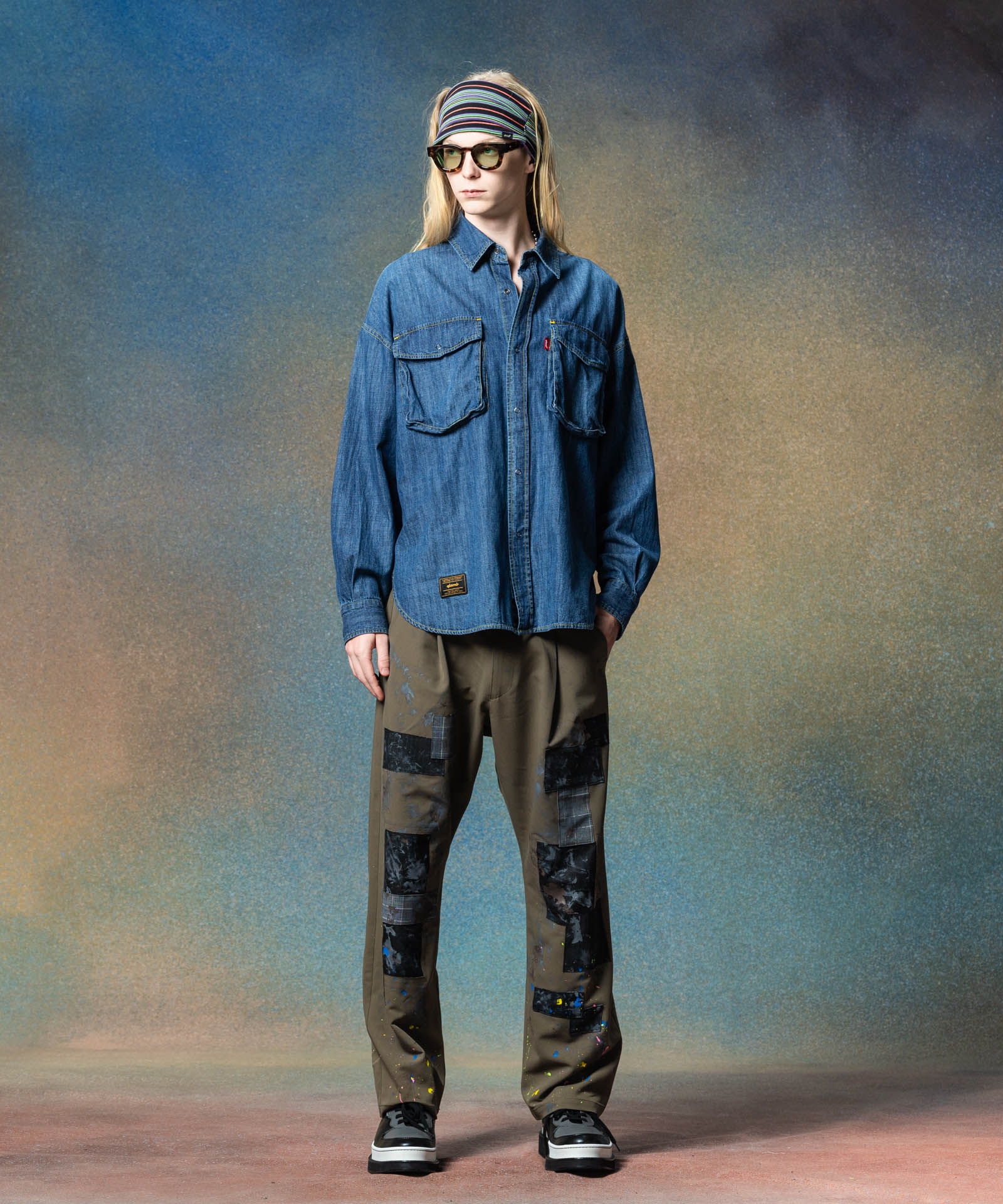 H:185 / C:78 / W:64 / H:88 着用サイズ:M