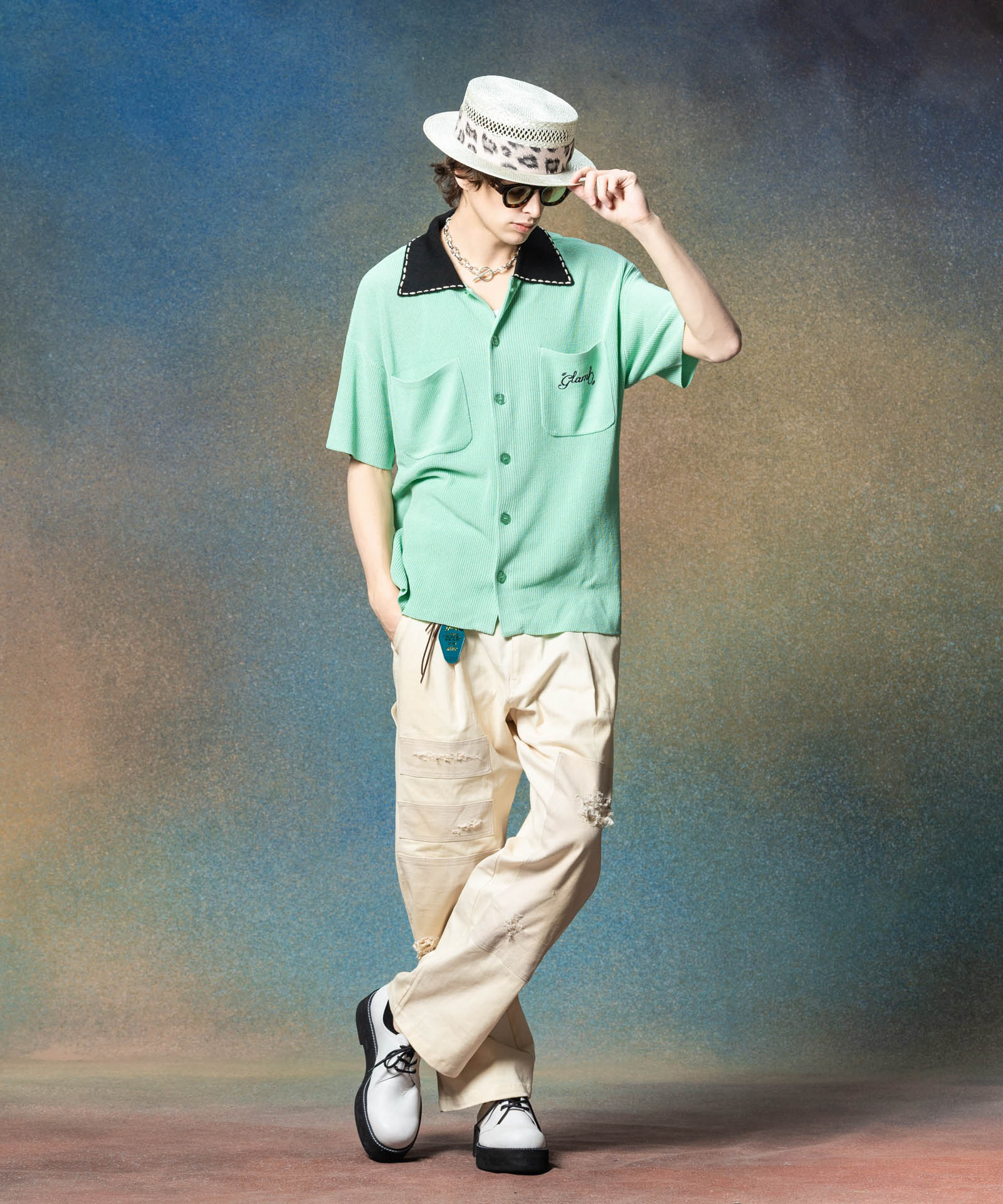 H:186 / C:89 / W:71 / H:92 着用サイズ:M