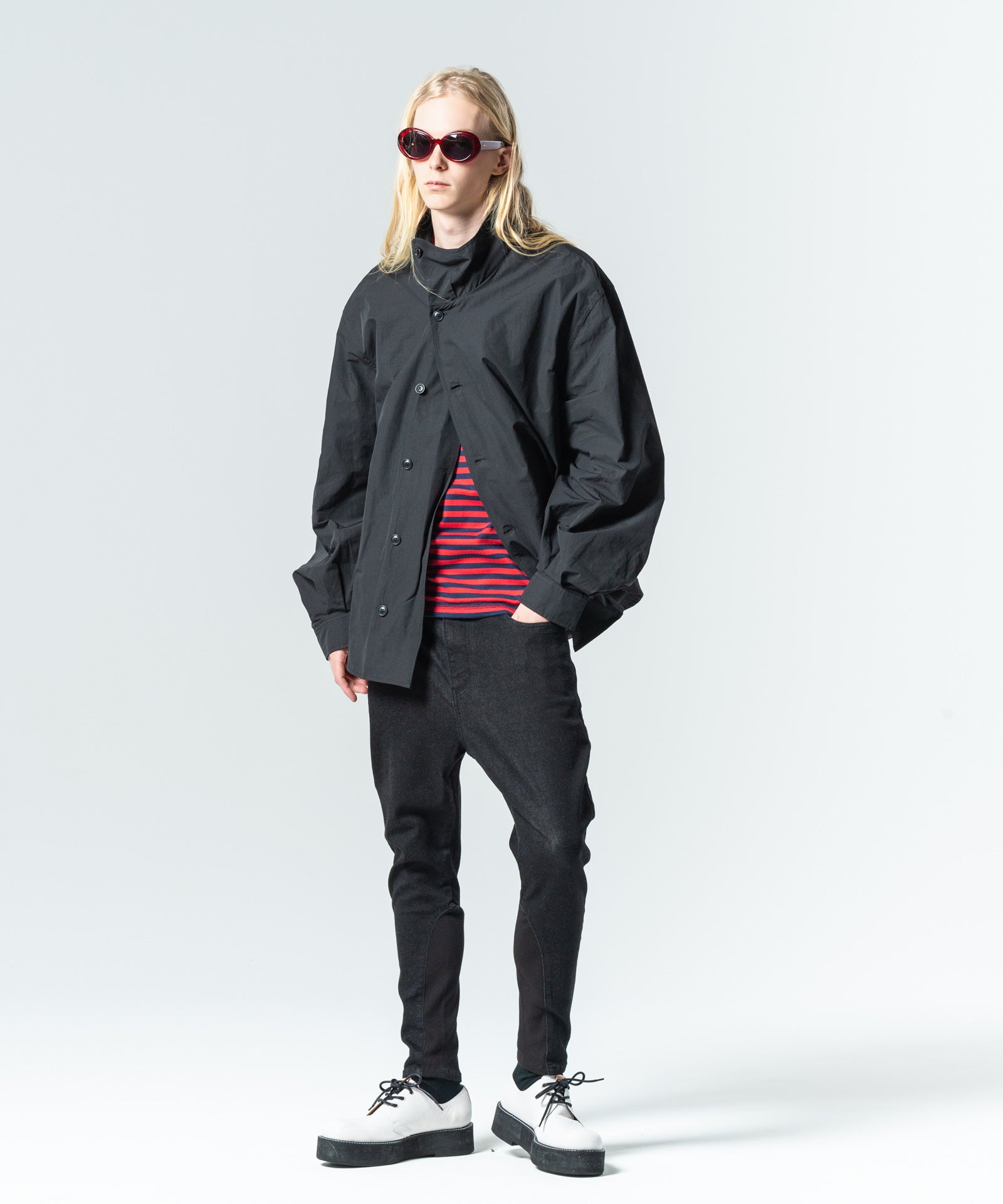 H:185 / C:78 / W:64 / H:88 着用サイズ:M