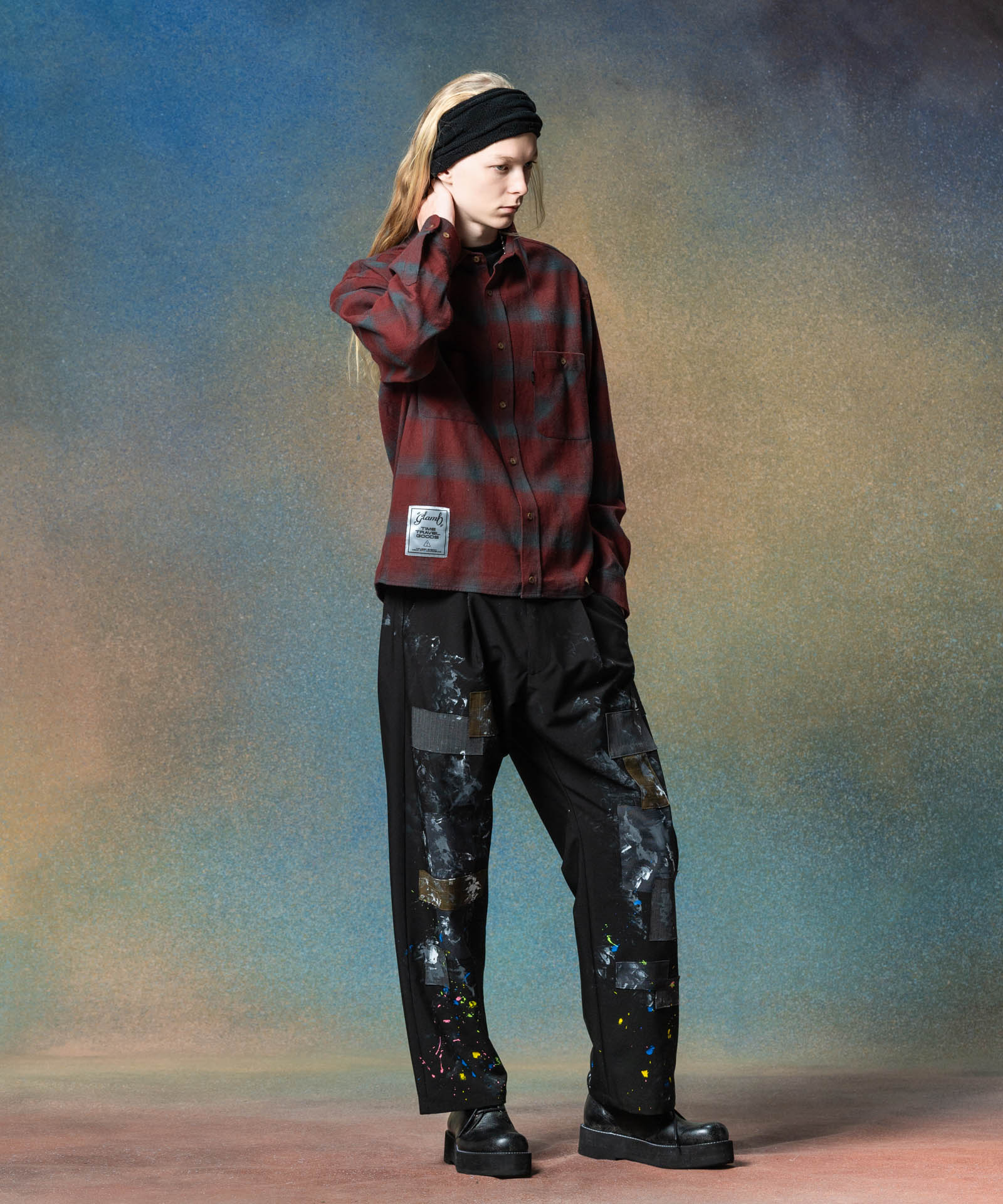 H:185 / C:78 / W:64 / H:88 着用サイズ:L