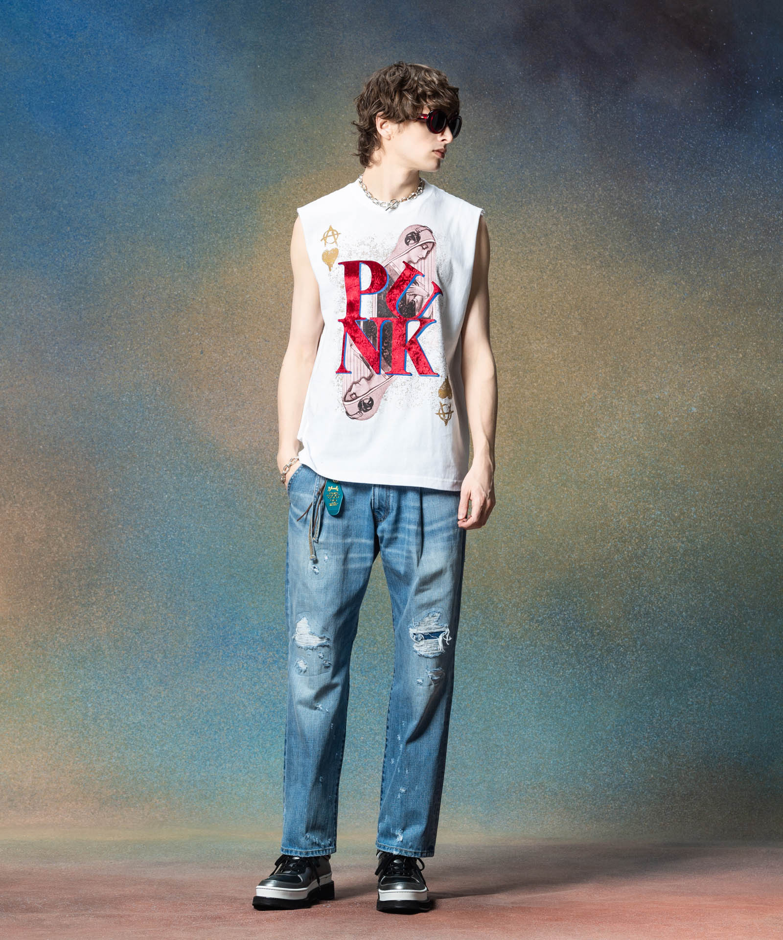 H:186 / C:89 / W:71 / H:92 着用サイズ:M