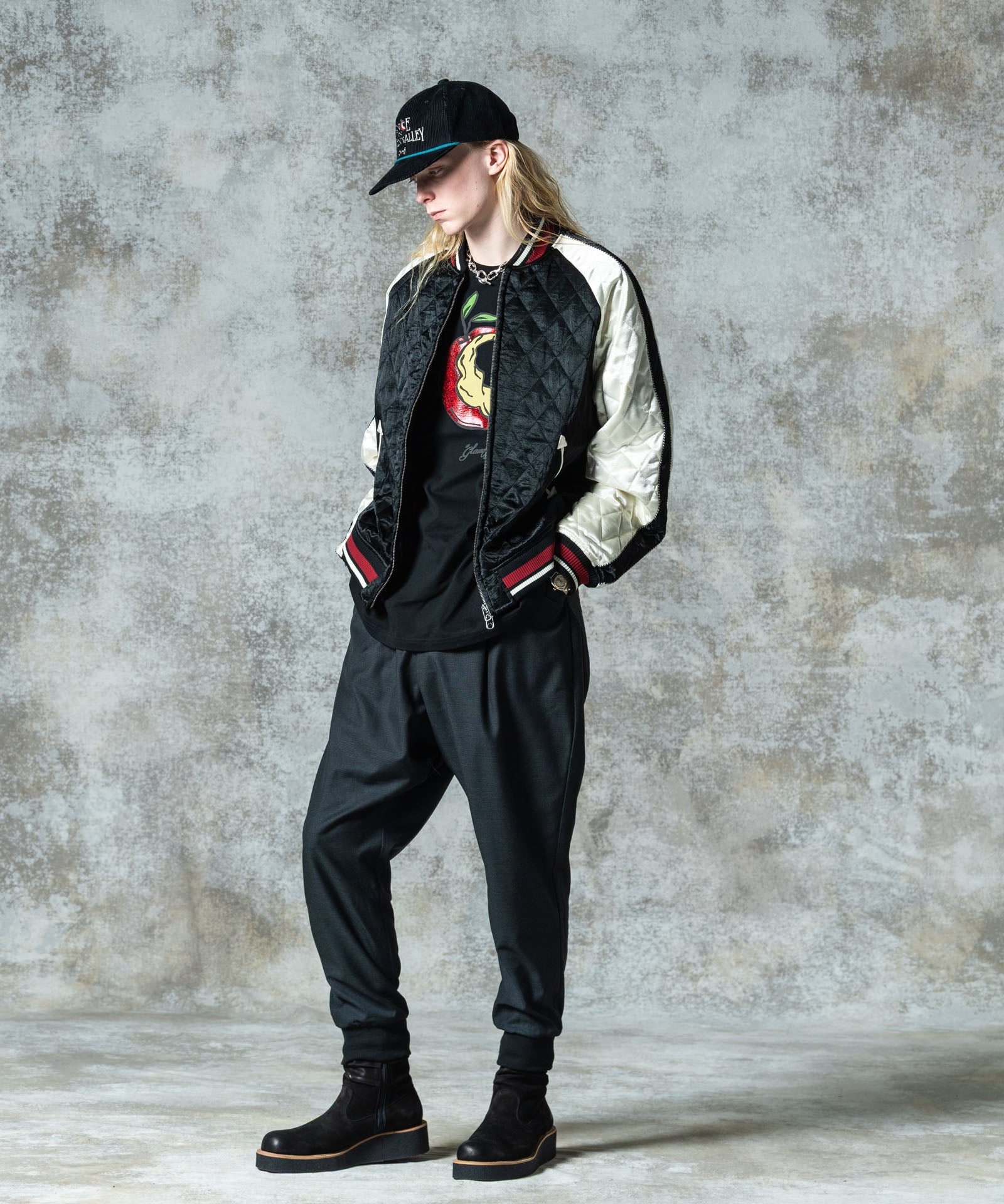 H:185 / C:78 / W:64 / H:88 着用サイズ:L