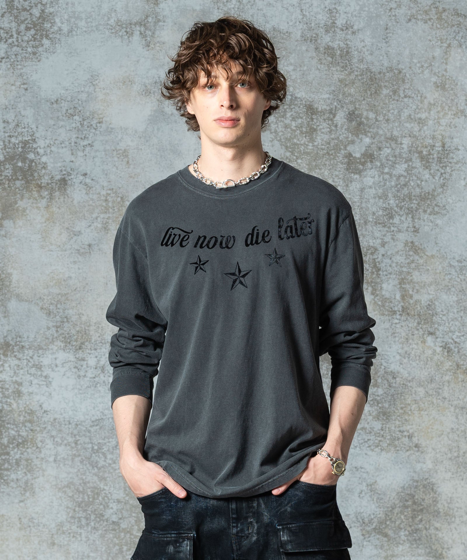 H:186 / C:89 / W:71 / H:92 着用サイズ:M