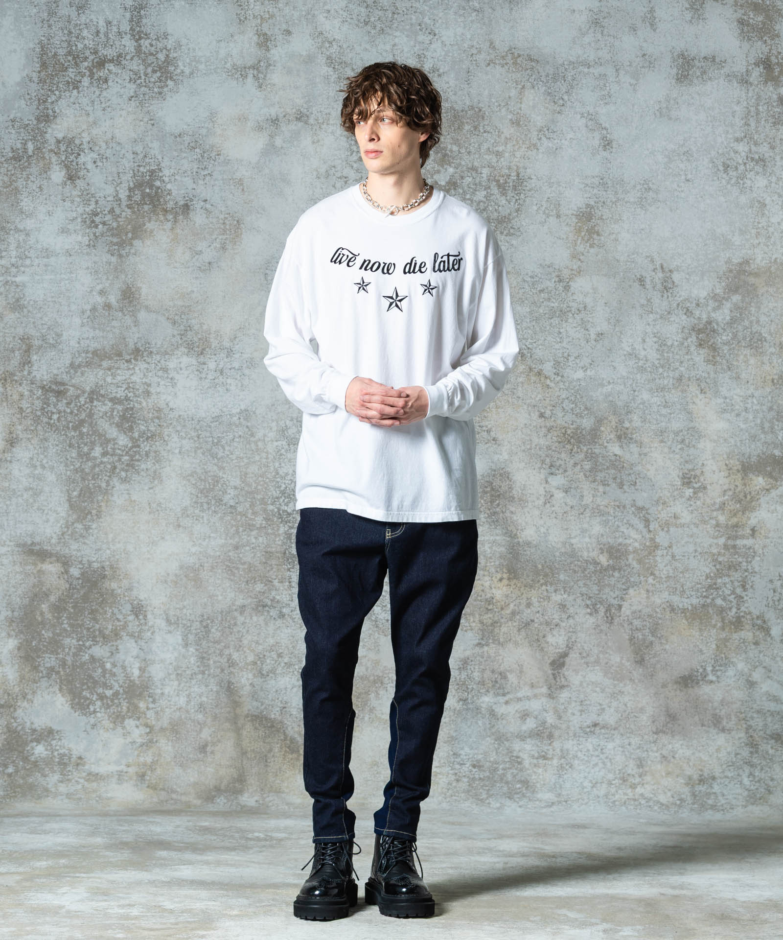 H:186 / C:89 / W:71 / H:92 着用サイズ:L