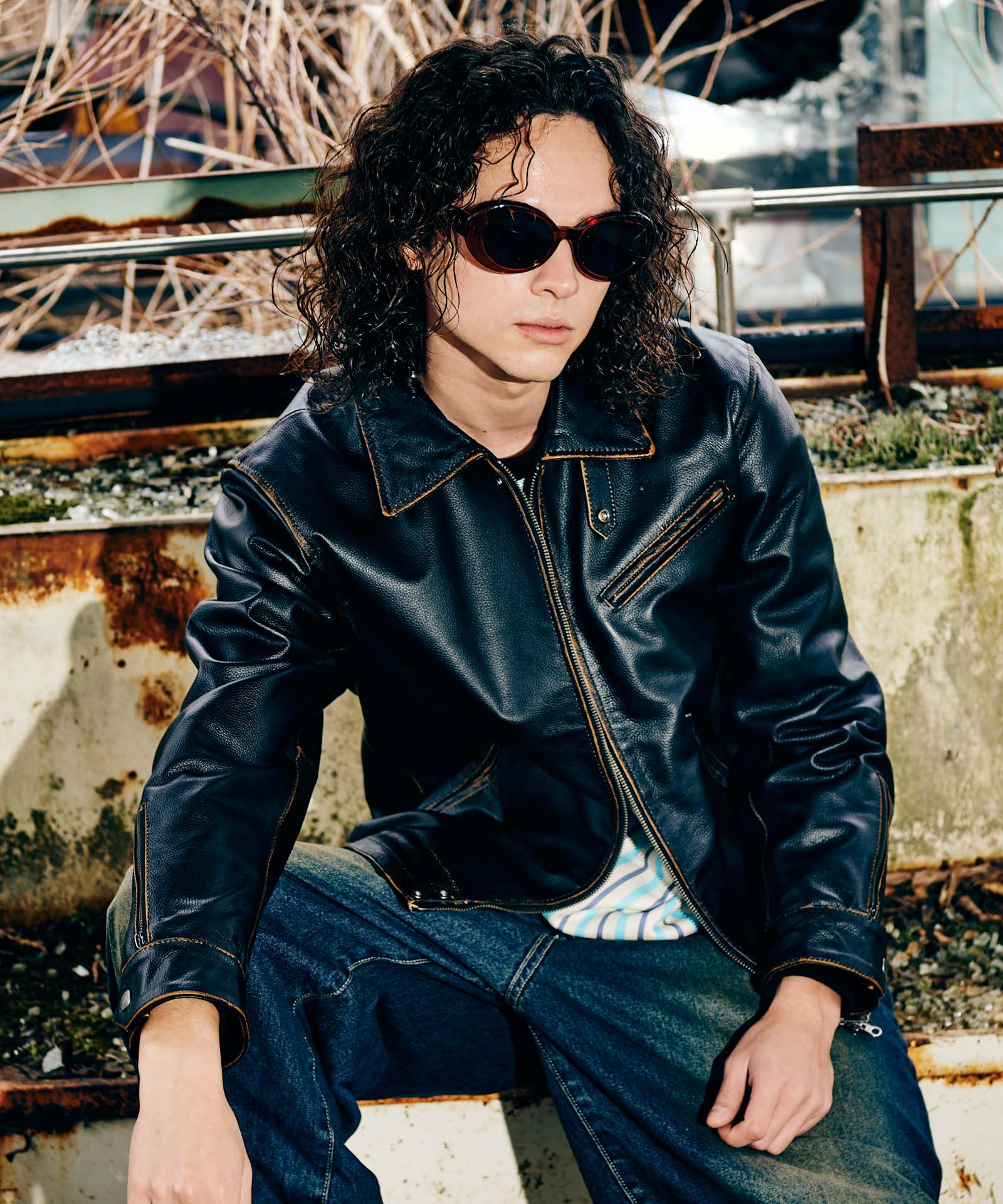 H:175 / C:83 / W:66 / H:87 着用サイズ:L