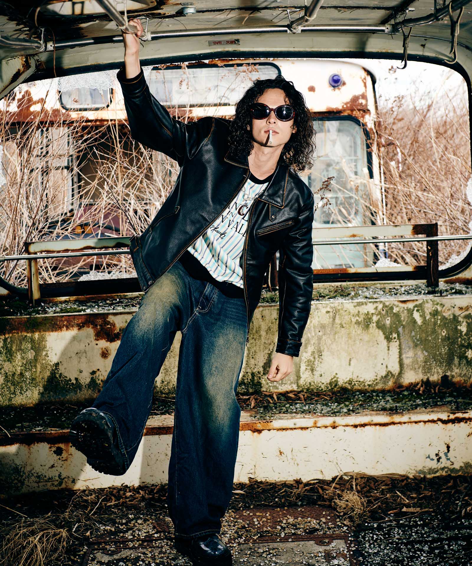 H:175 / C:83 / W:66 / H:87 着用サイズ:L