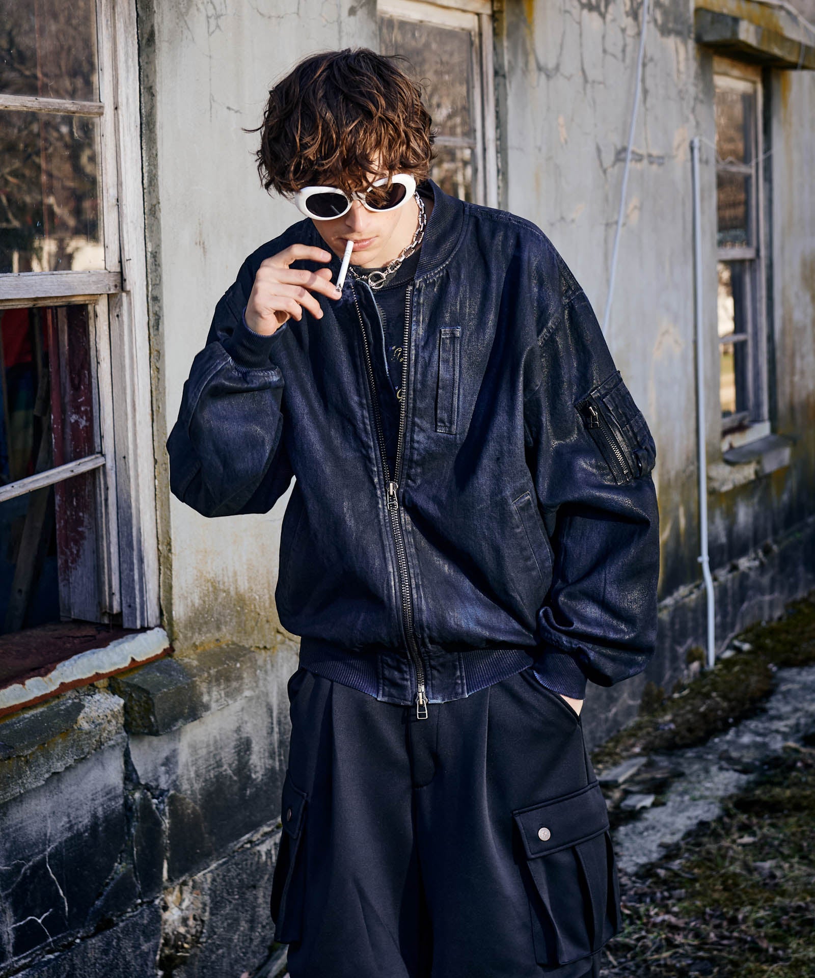 H:186 / C:89 / W:71 / H:92 着用サイズ:M