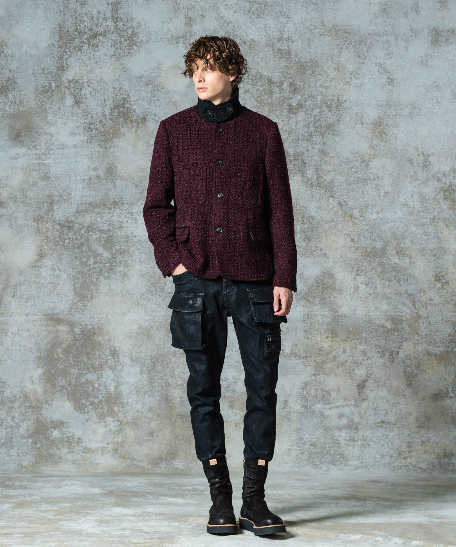 H:186 / C:89 / W:71 / H:92 着用サイズ:M