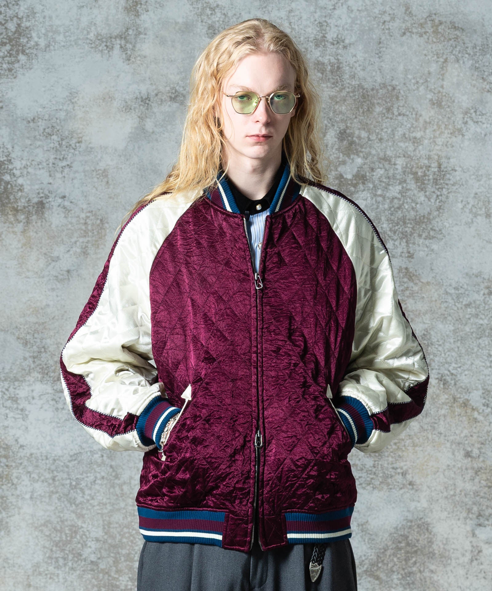 H:185 / C:78 / W:64 / H:88 着用サイズ:L