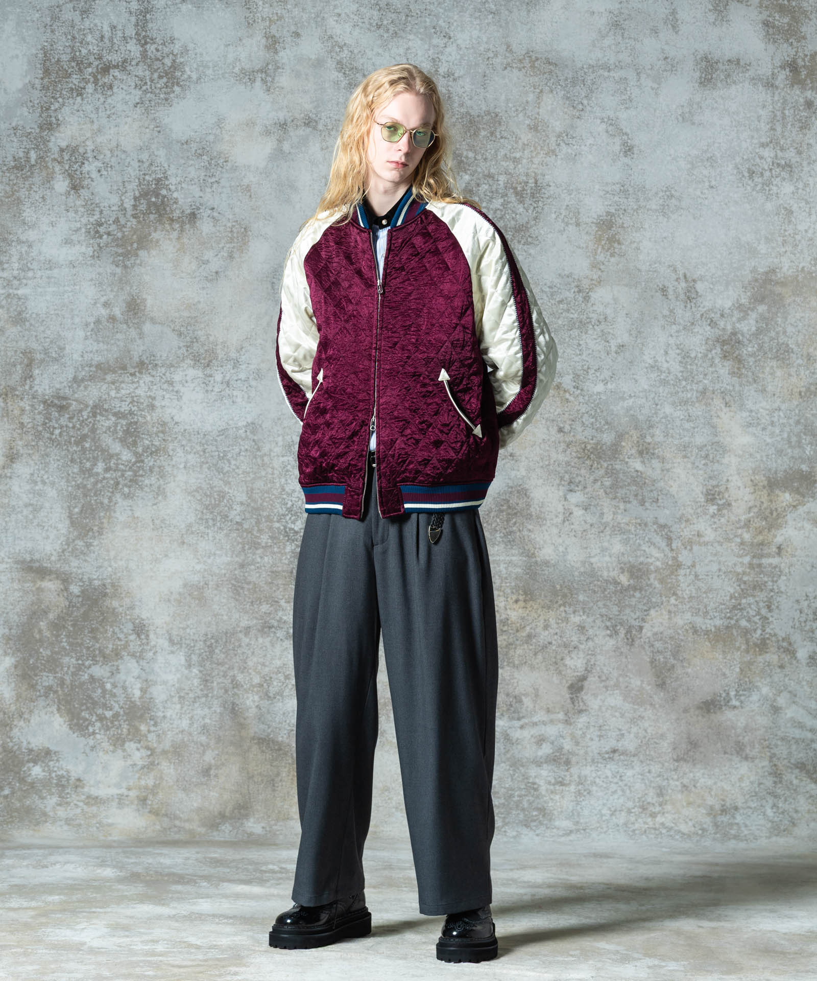 H:185 / C:78 / W:64 / H:88 着用サイズ:L