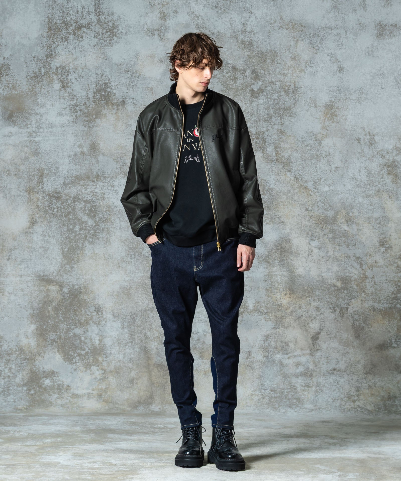 H:186 / C:89 / W:71 / H:92 着用サイズ:M