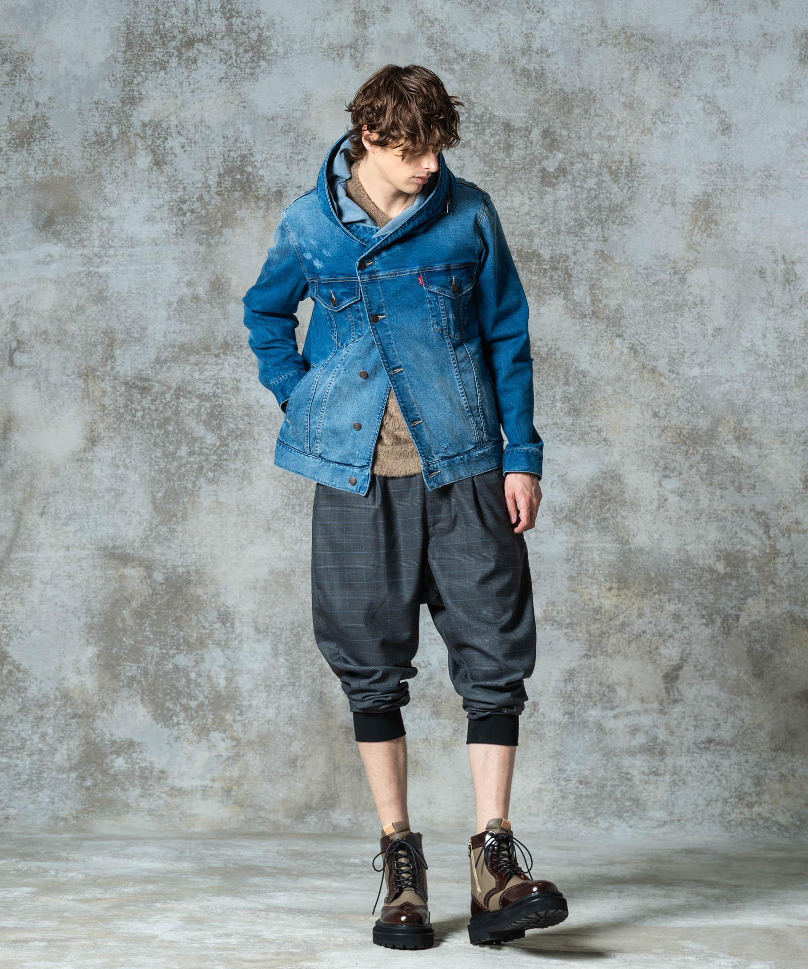 H:186 / C:89 / W:71 / H:92 着用サイズ:M