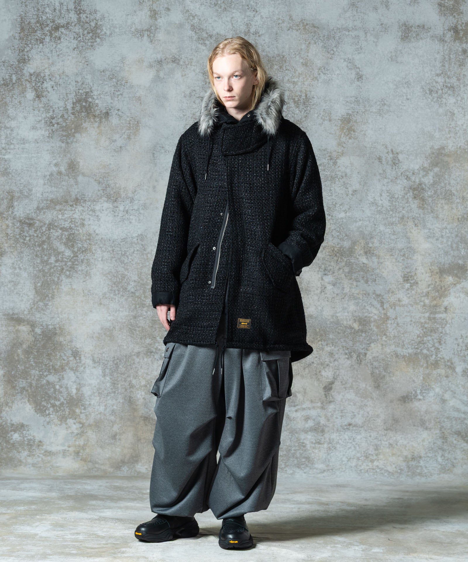 H:185 / C:78 / W:64 / H:88 着用サイズ:M