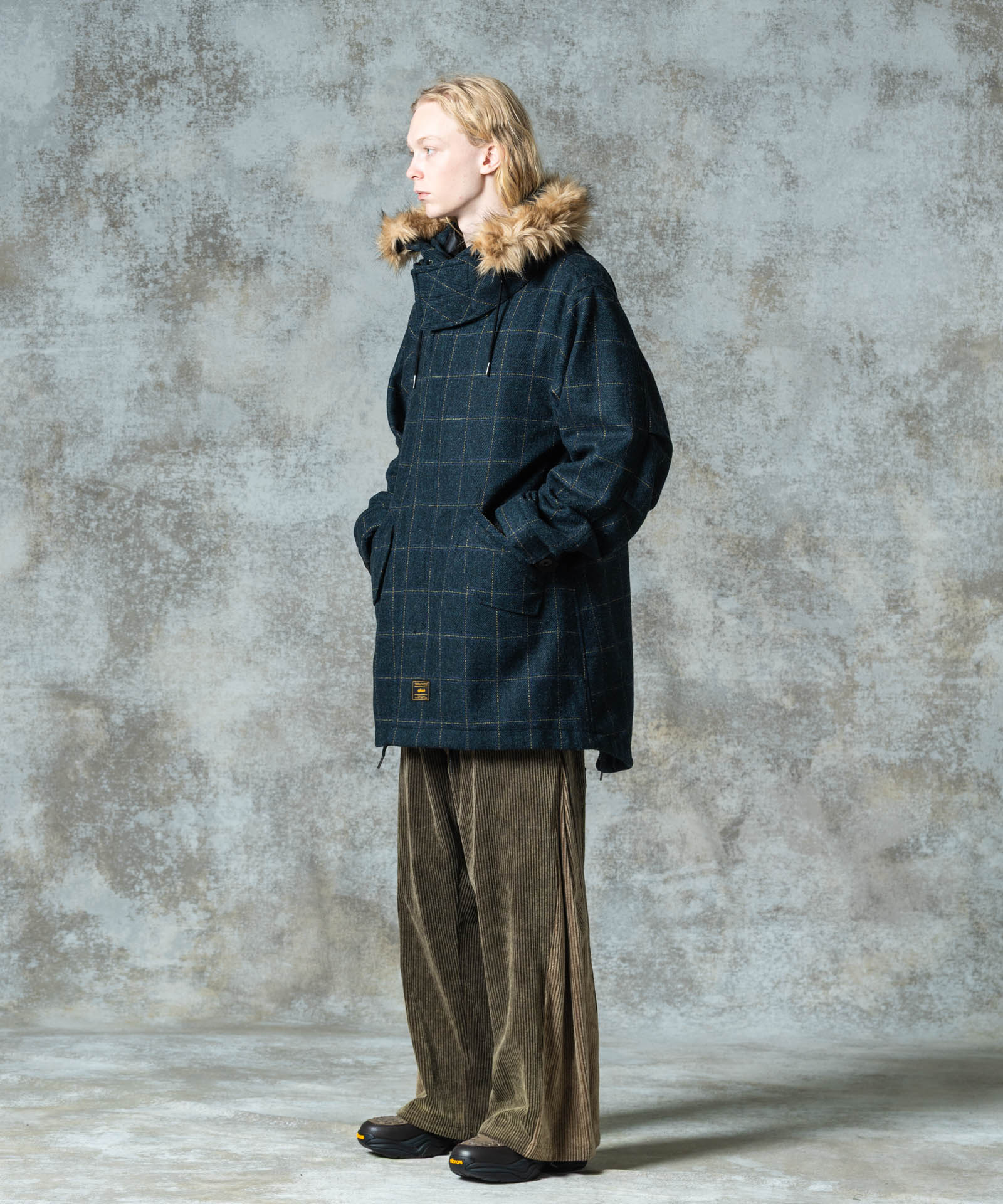 H:185 / C:78 / W:64 / H:88 着用サイズ:L