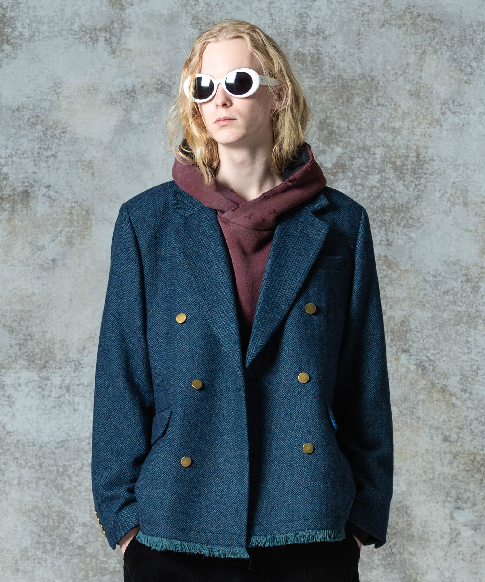 H:185 / C:78 / W:64 / H:88 着用サイズ:L