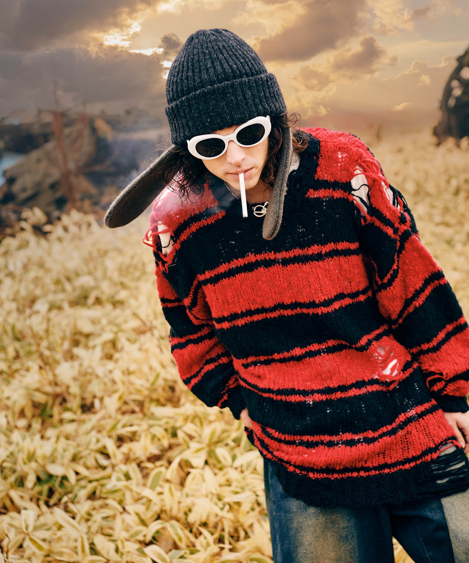 H:175 / C:83 / W:66 / H:87 着用サイズ:M