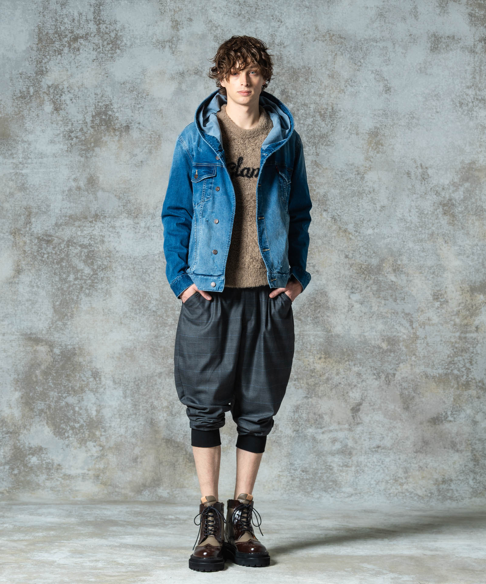 H:186 / C:89 / W:71 / H:92 着用サイズ:M