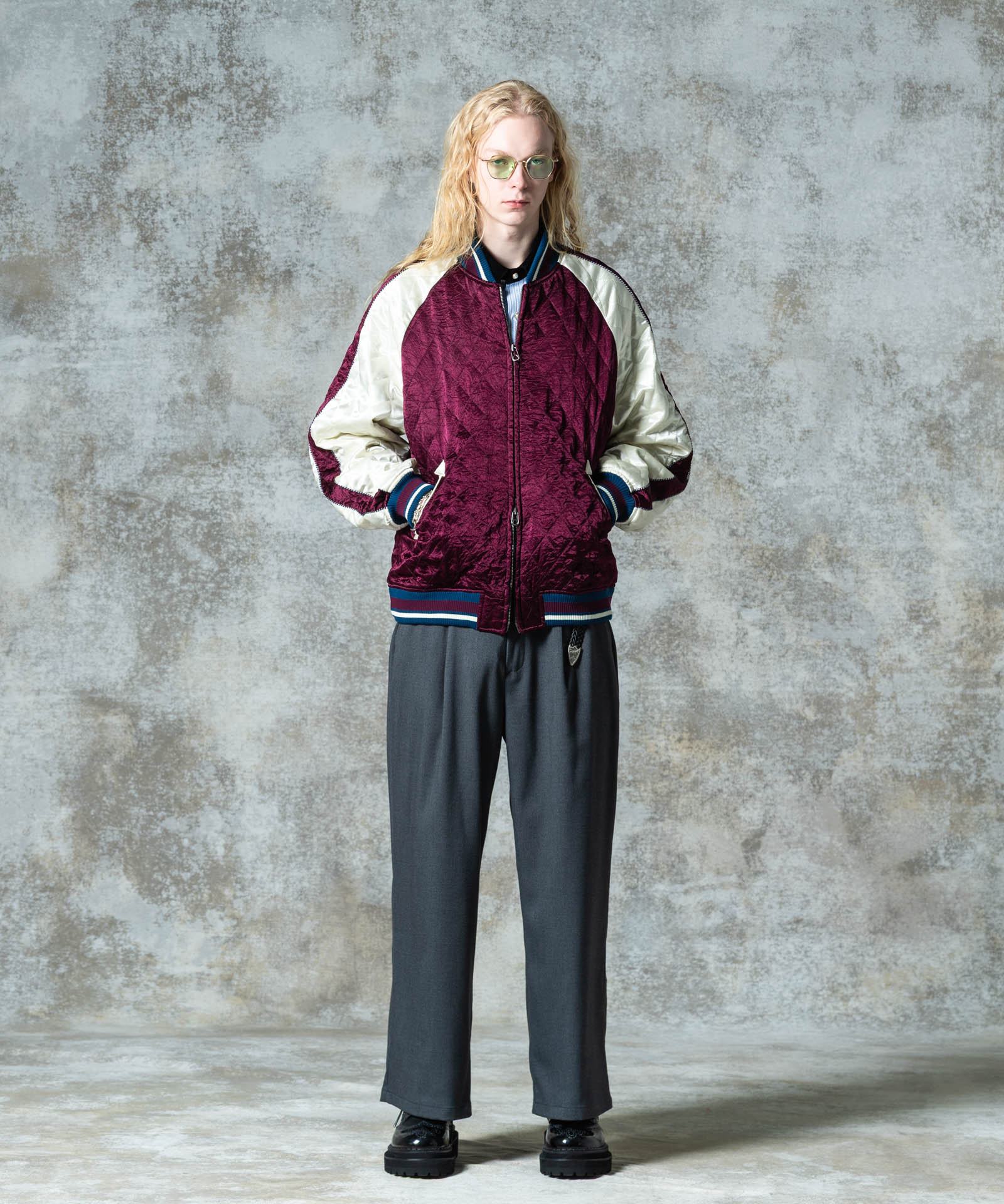 H:185 / C:78 / W:64 / H:88 着用サイズ:M