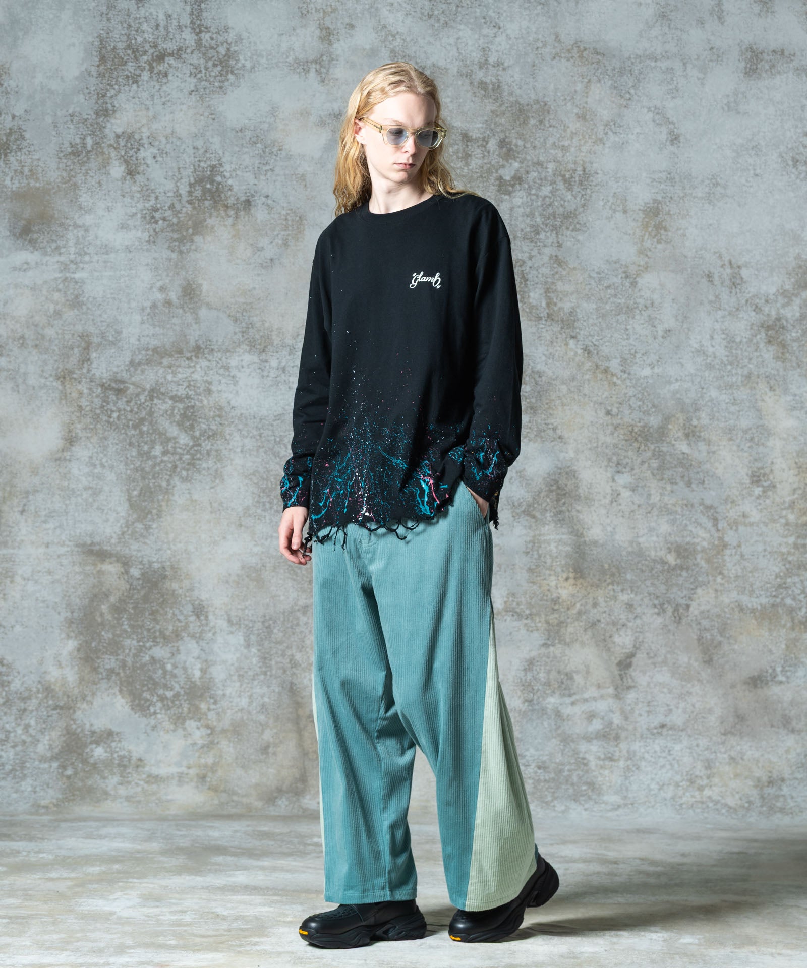 H:185 / C:78 / W:64 / H:88 着用サイズ:L