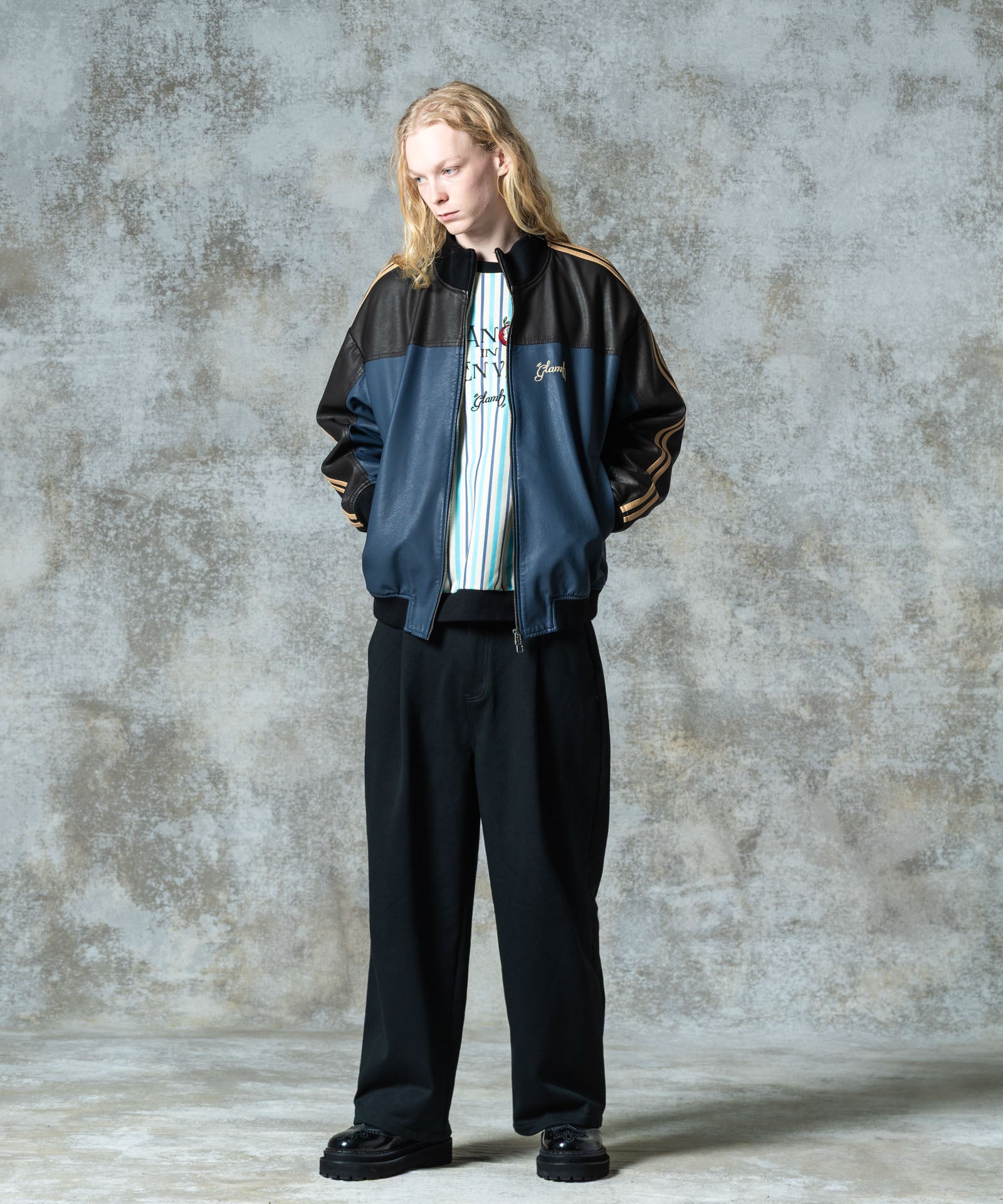 H:185 / C:78 / W:64 / H:88 着用サイズ:M