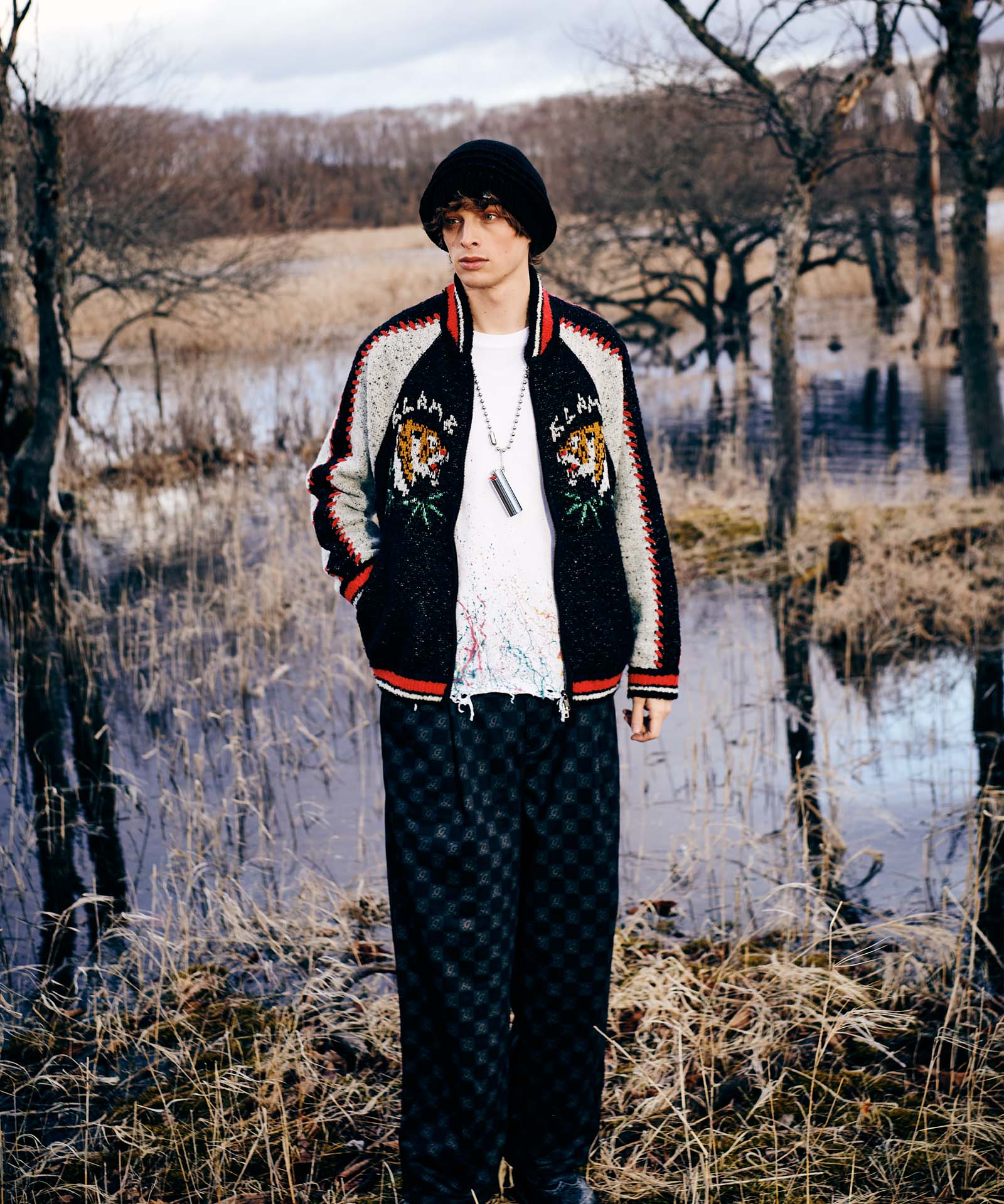 H:175 / C:83 / W:66 / H:87 着用サイズ:L