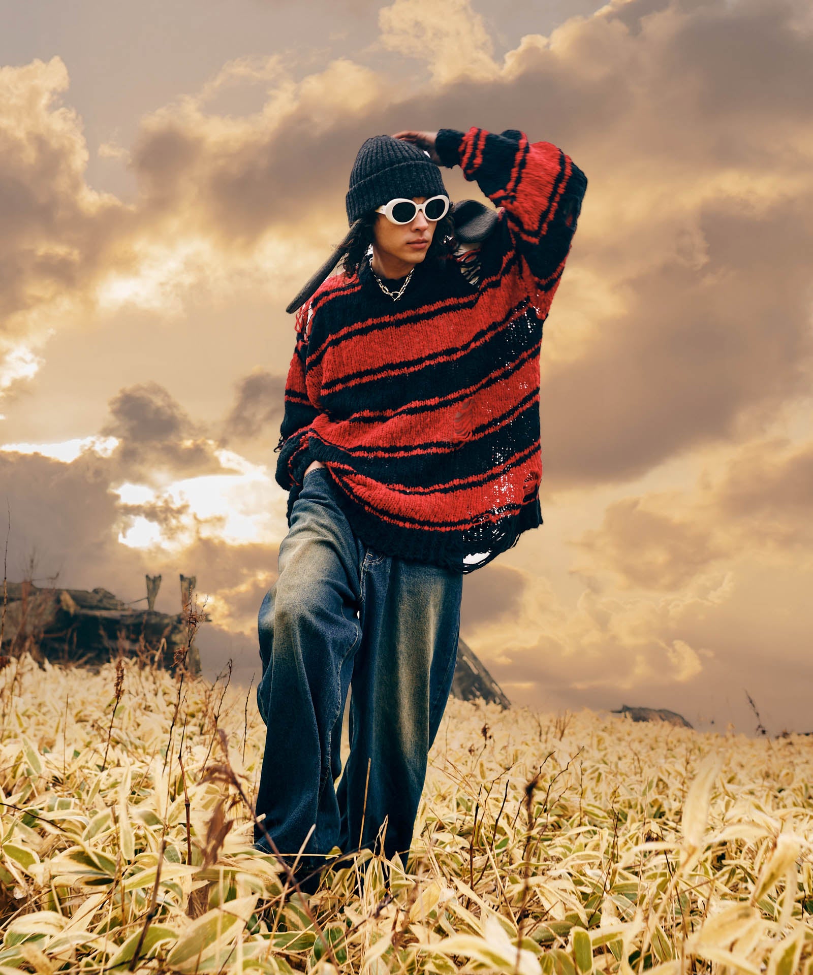 H:175 / C:83 / W:66 / H:87 着用サイズ:M