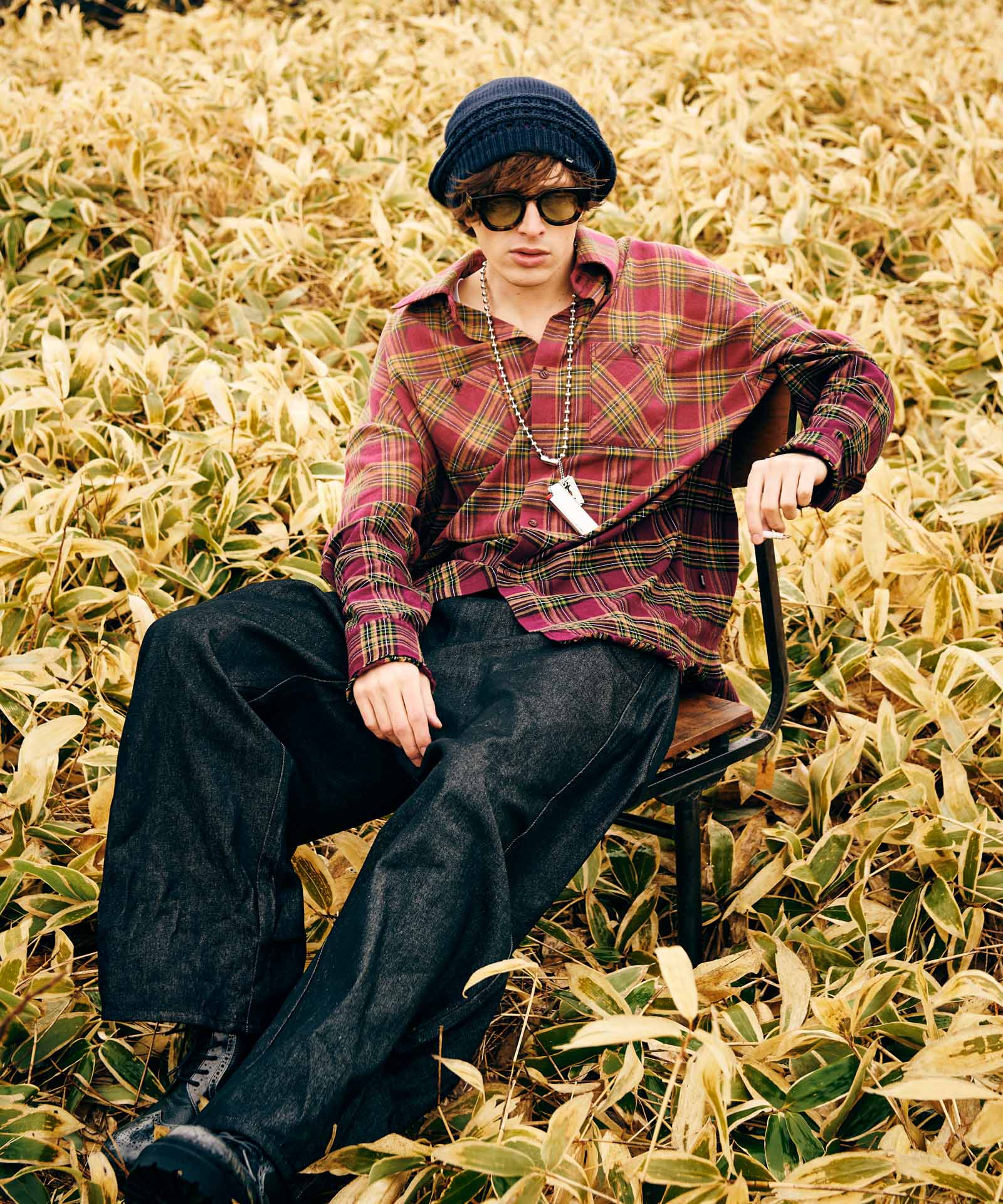 H:186 / C:89 / W:71 / H:92 着用サイズ:L