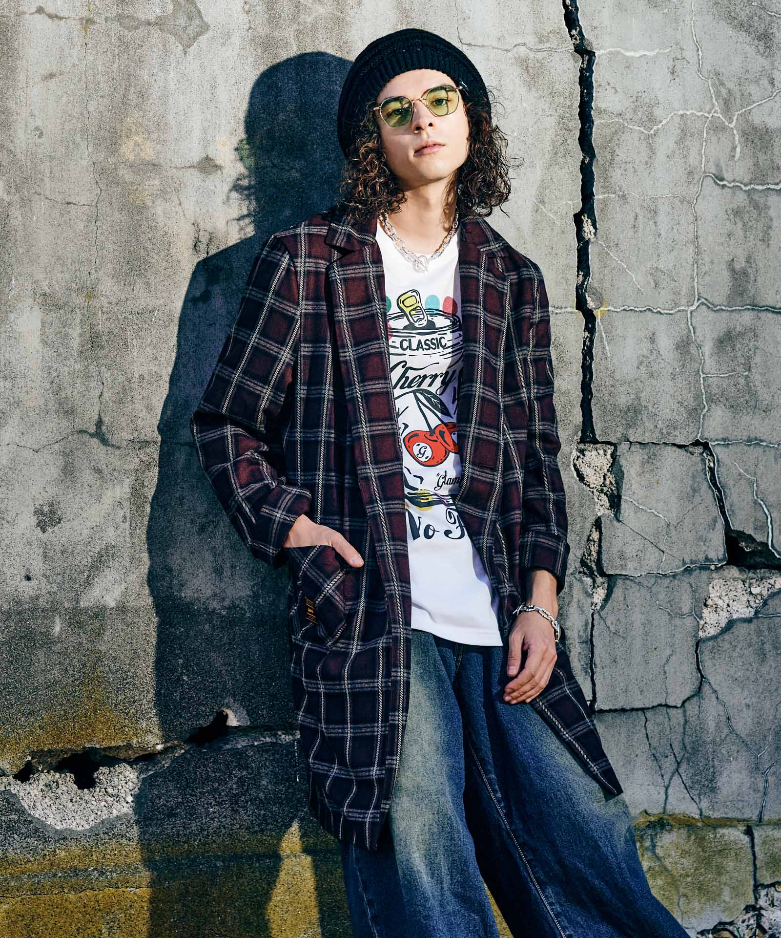 H:175 / C:83 / W:66 / H:87 着用サイズ:L