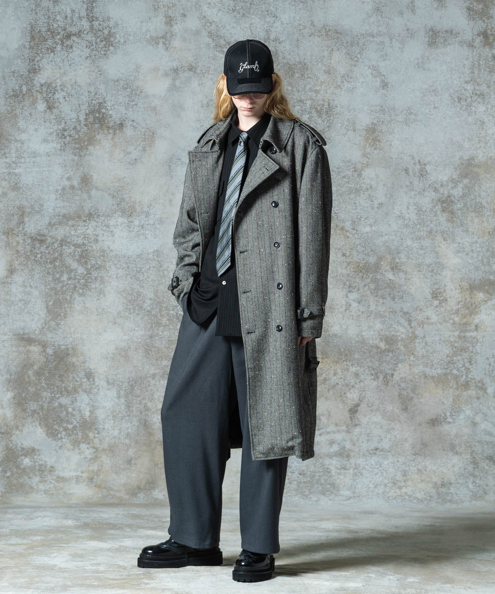 H:185 / C:78 / W:64 / H:88 着用サイズ:L