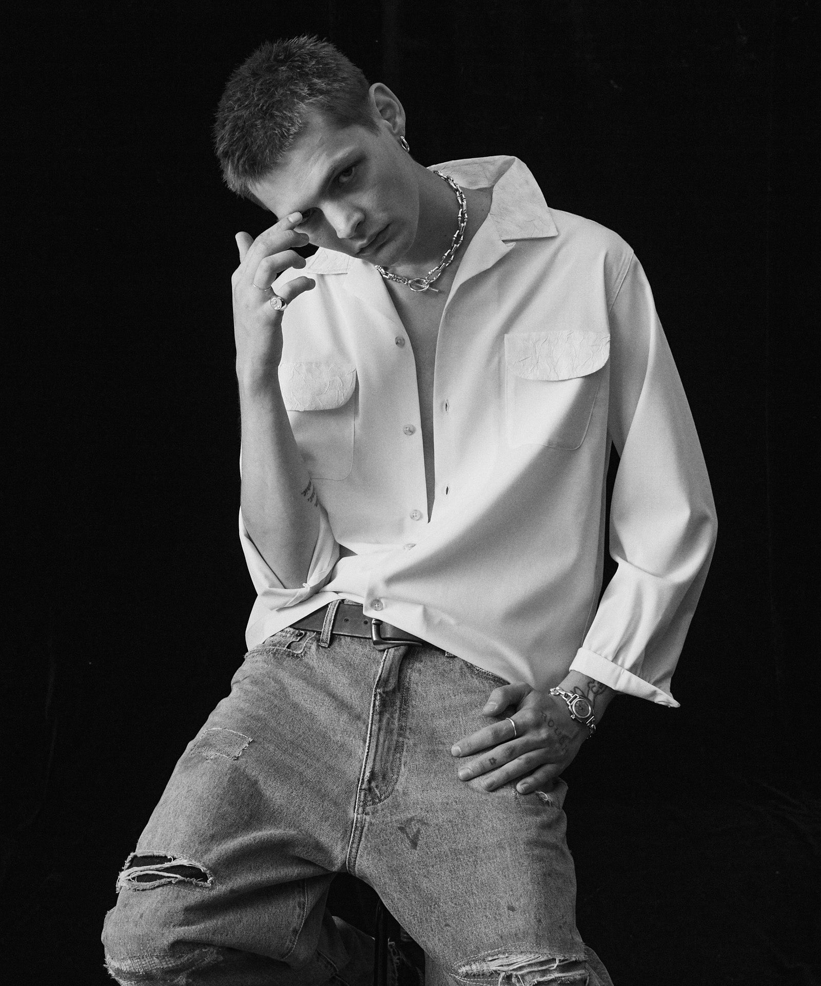 H:187 / C:92 / W:74 / H:91 着用サイズ:M