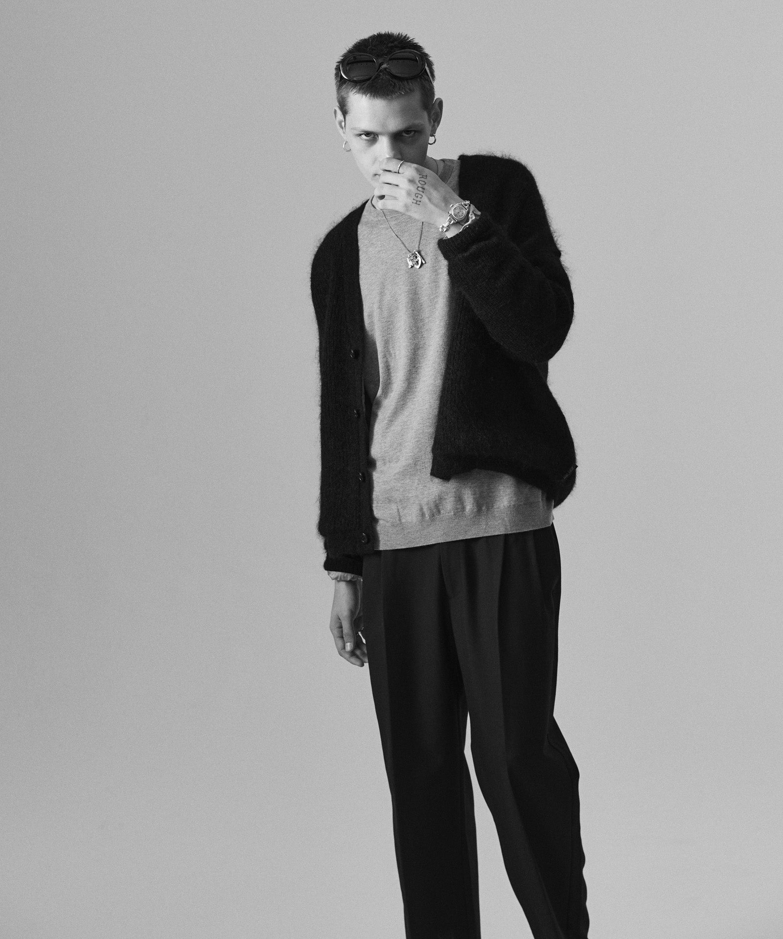 H:187 / C:92 / W:74 / H:91 着用サイズ:M